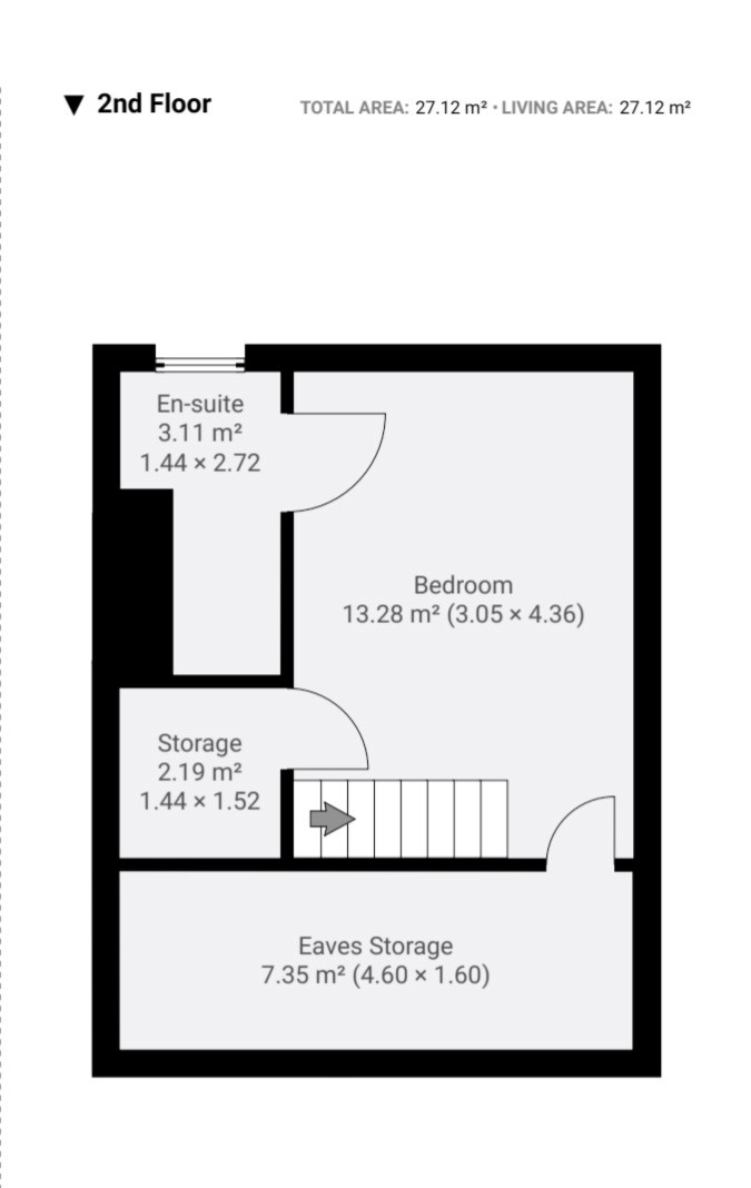Floor plan, 2 bedroom terraced house for sale, Craven Street, Coventry, CV5