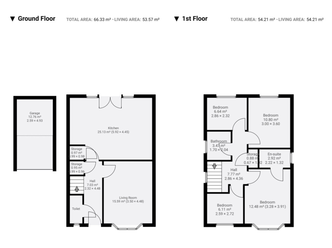 Floor plan, 4 bedroom detached house for sale, Claudius Way, Nuneaton, CV11