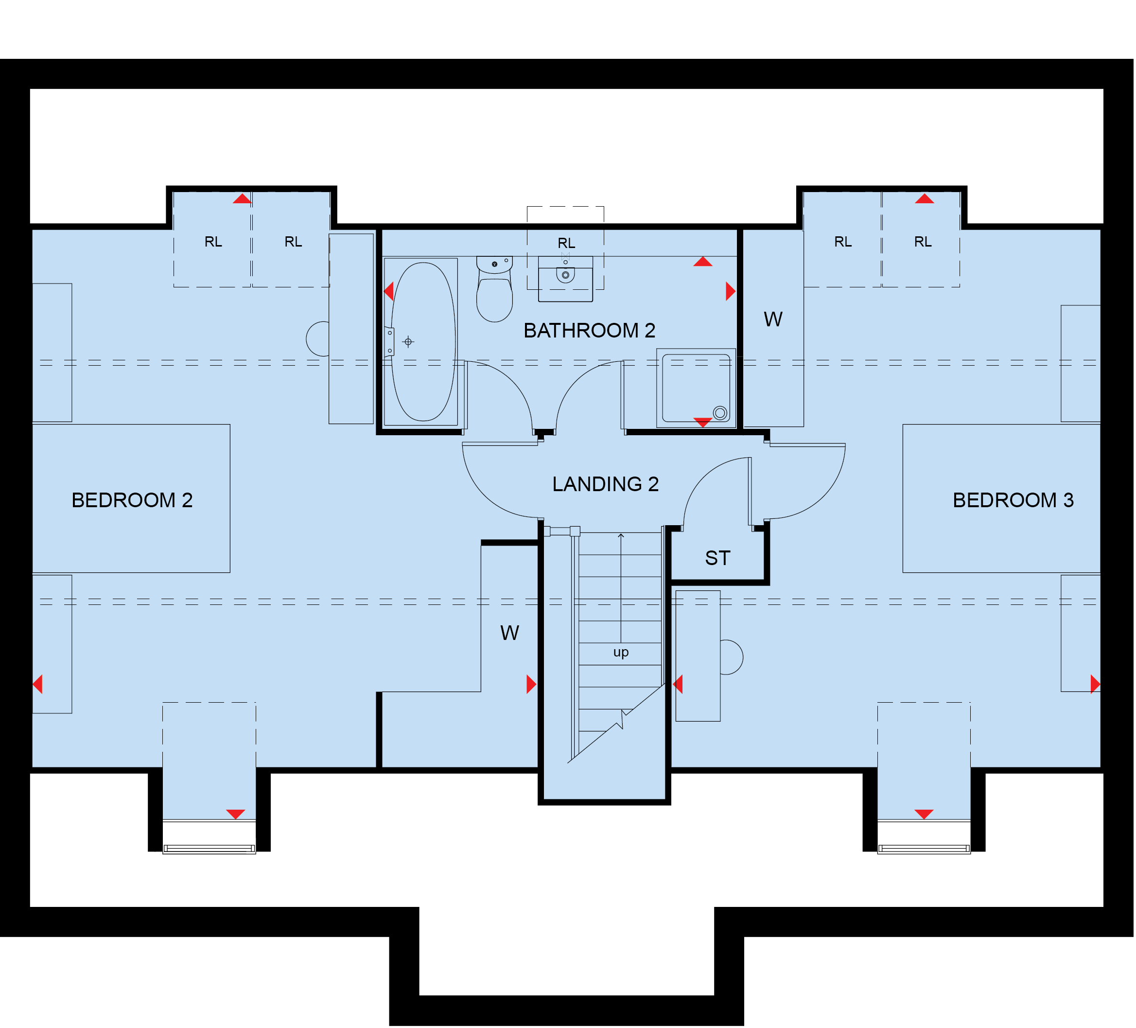 Floorplan, 5 bedroom detached house for sale, Plot 2, Leicestershire, LE7