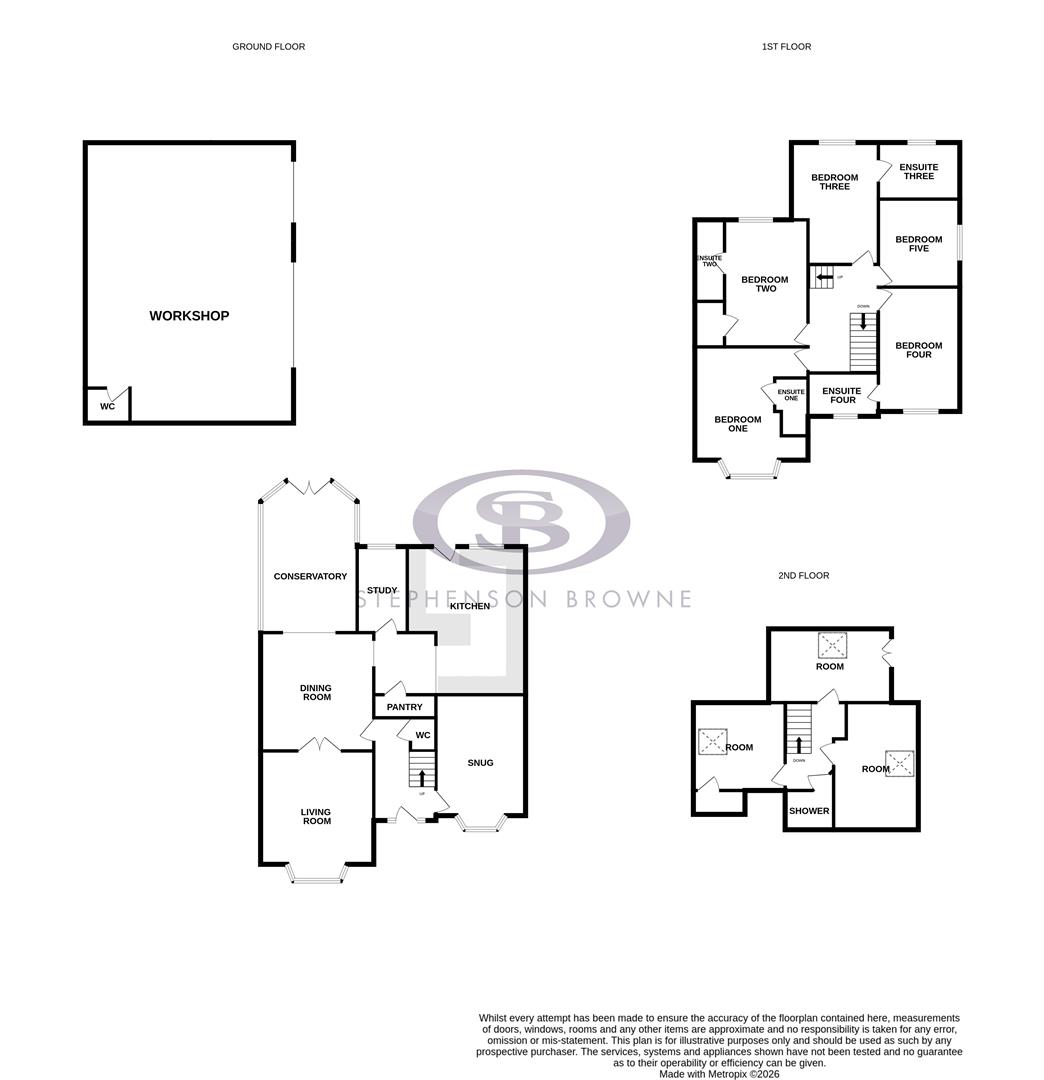 Floor plan, 5 bedroom house for sale, Crewe Road, Sandbach, CW11