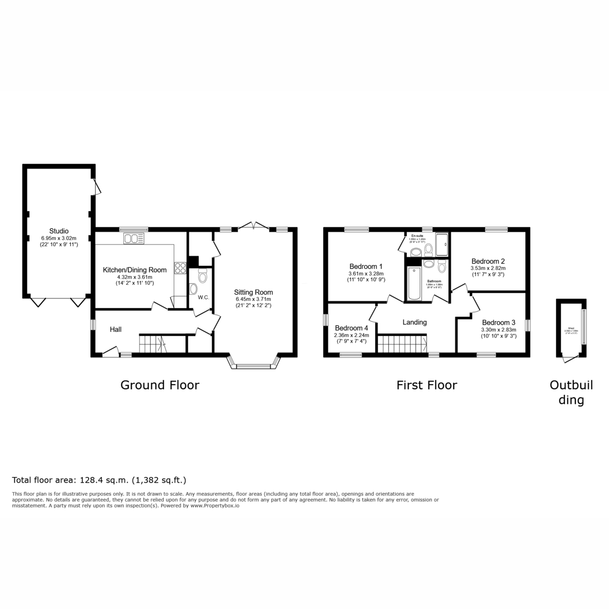 Floor plan, 4 bedroom for sale, Spindle Close, Andover, SP11
