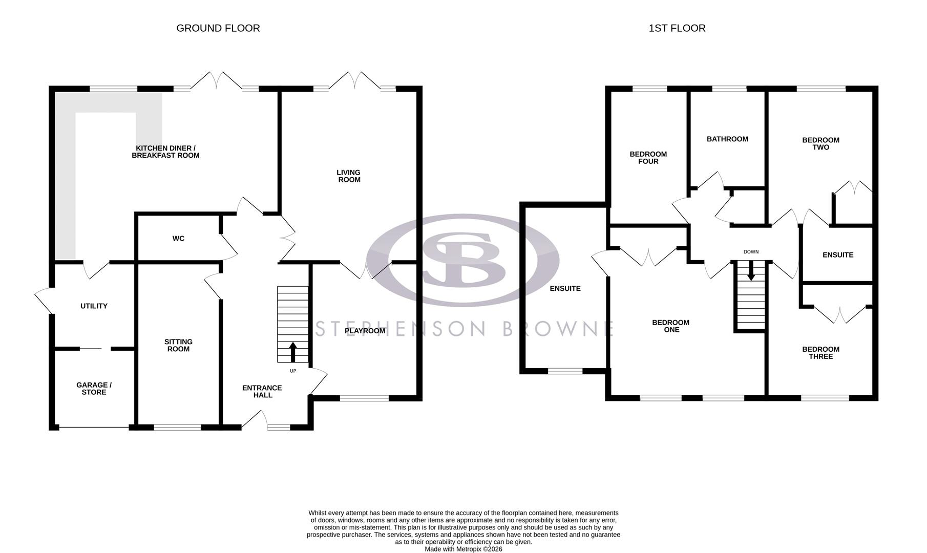Floor plan, 4 bedroom house for sale, Cornmill Close, Sandbach, CW11