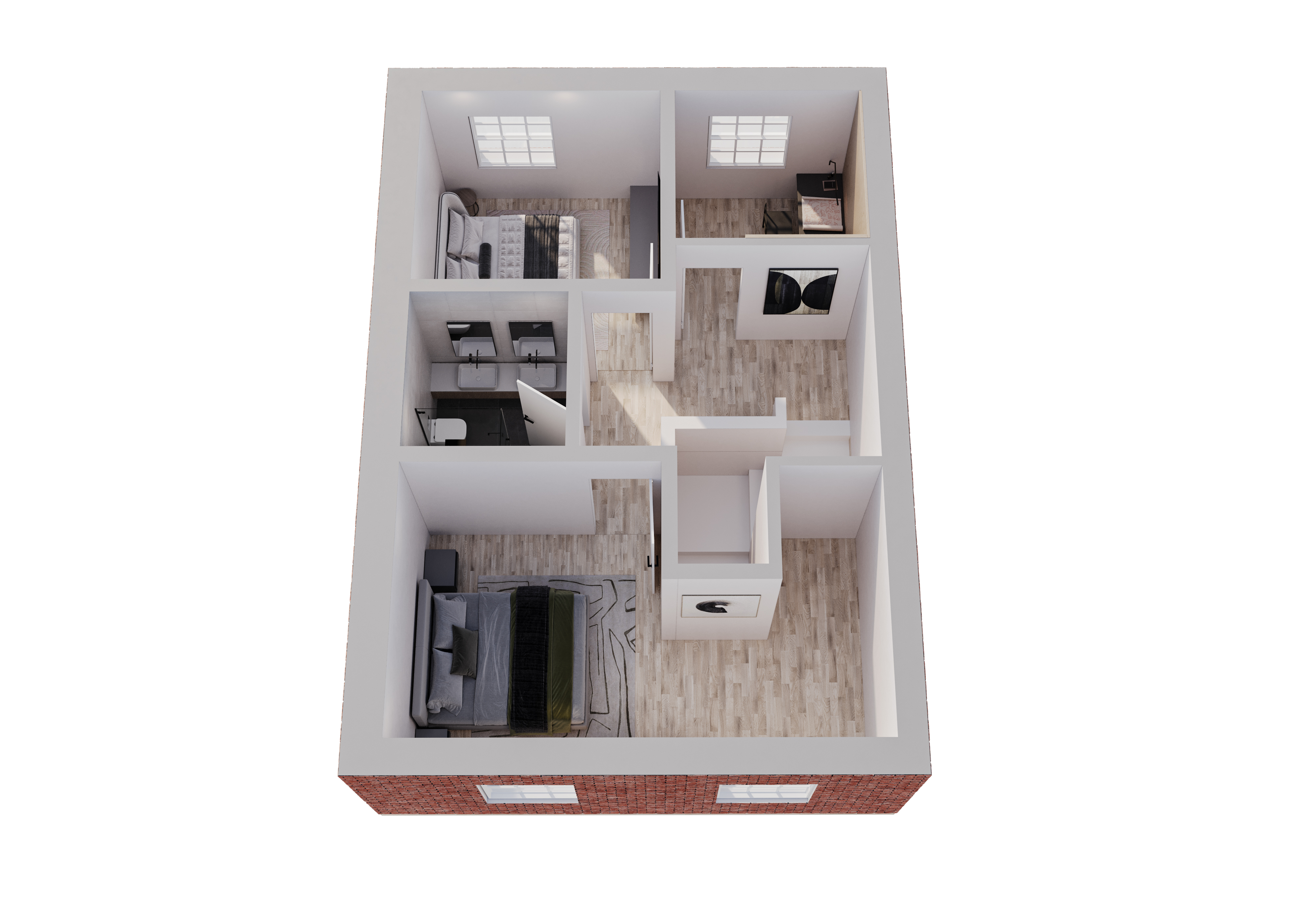 Floorplan, 3 bedroom apartment for sale, Bedford Street, Leamington Spa, CV32