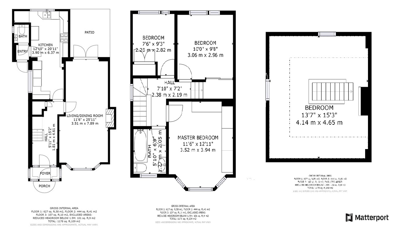 Floor plan, 3 bedroom semi detached house for sale, Tile Hill Lane, Coventry, CV4