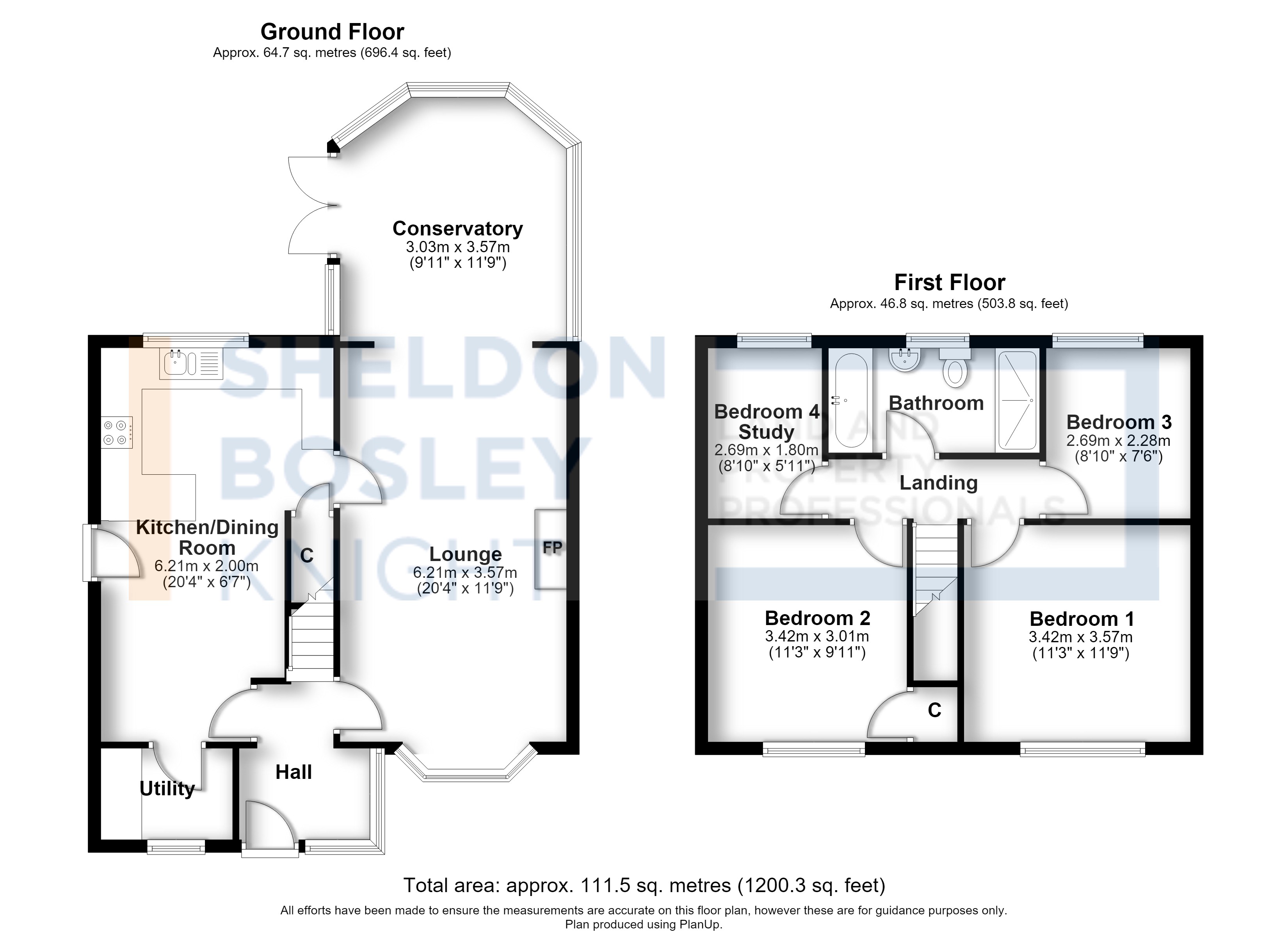 Floorplan, 4 bedroom detached house for sale, Campden Road, Shipston-On-Stour, CV36