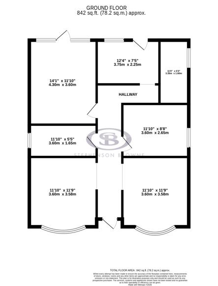 Floor plan, 3 bedroom other for sale, Crewe Road, Crewe, CW2