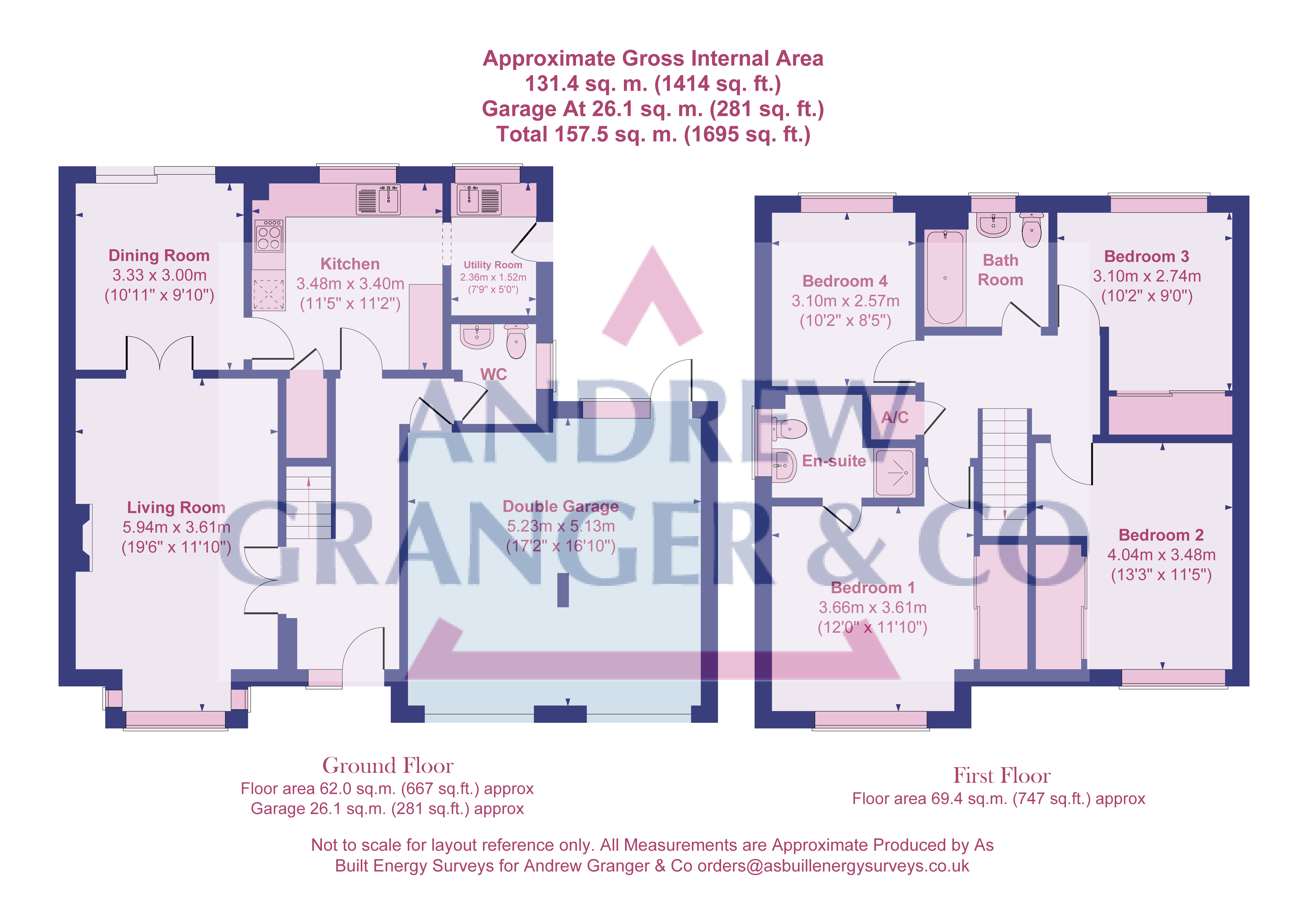 Floorplan, 4 bedroom detached house for sale, Cooper Gardens, Leicester, LE2