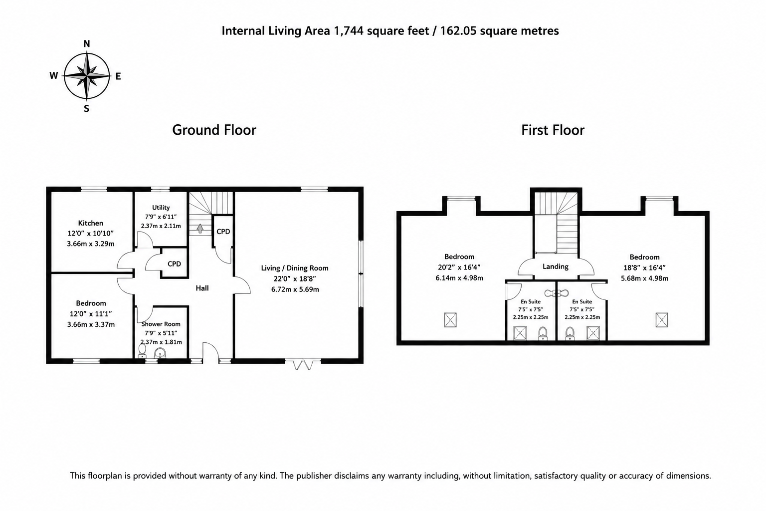 Floorplan, 3 bedroom detached house for sale, Croft Cottage, Stratford-Upon-Avon, CV37