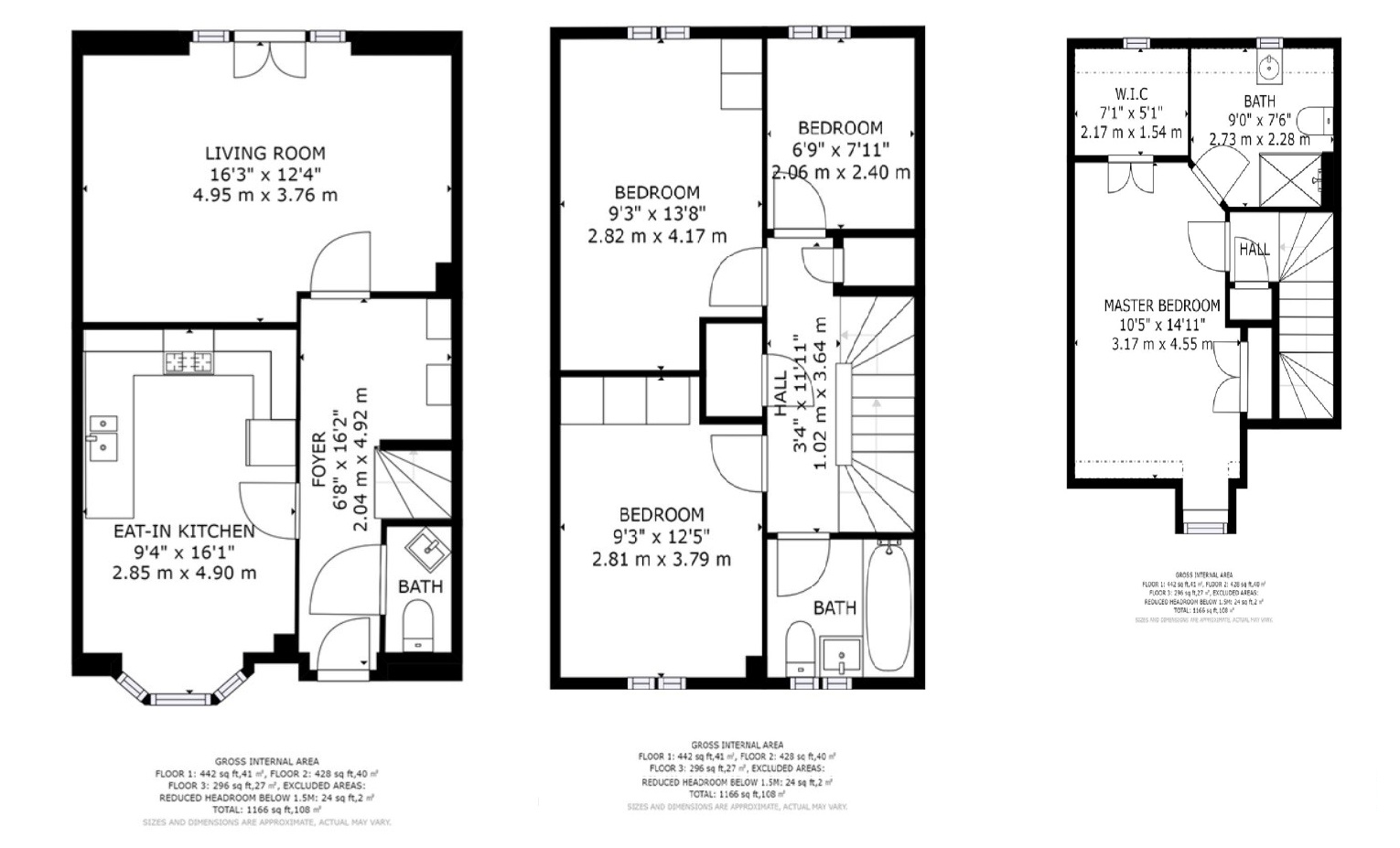 Floor plan, 4 bedroom end of terrace house for sale, Astoria Drive, Coventry, CV4