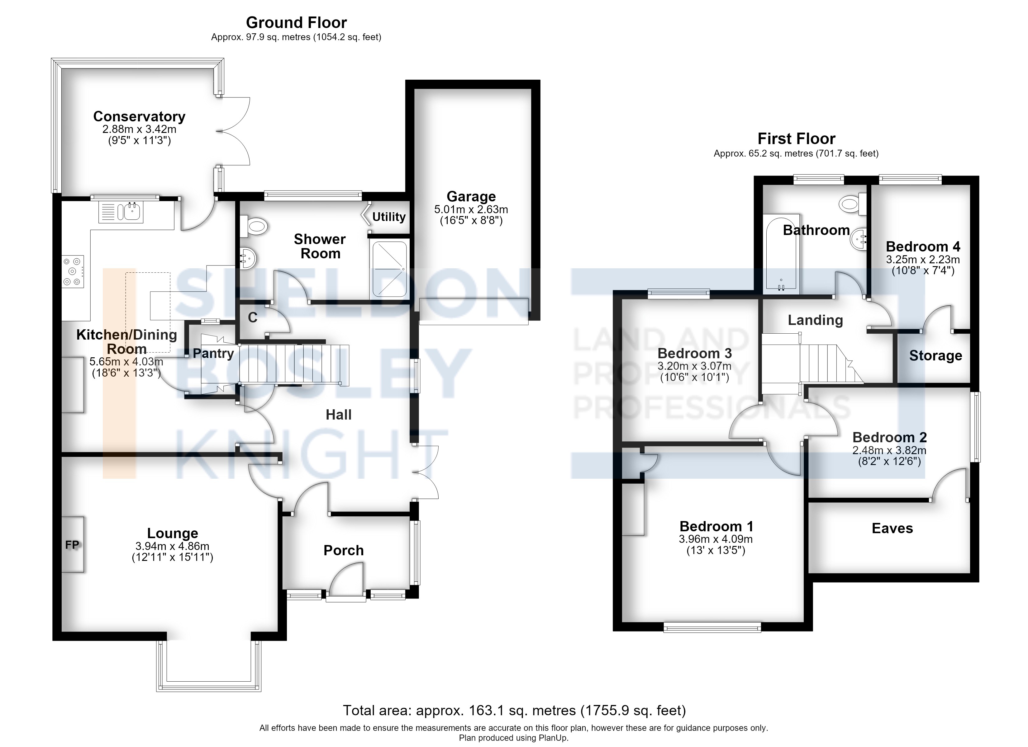 Floorplan, 4 bedroom semi detached house for sale, White Gates Mill Lane, Evesham, WR11
