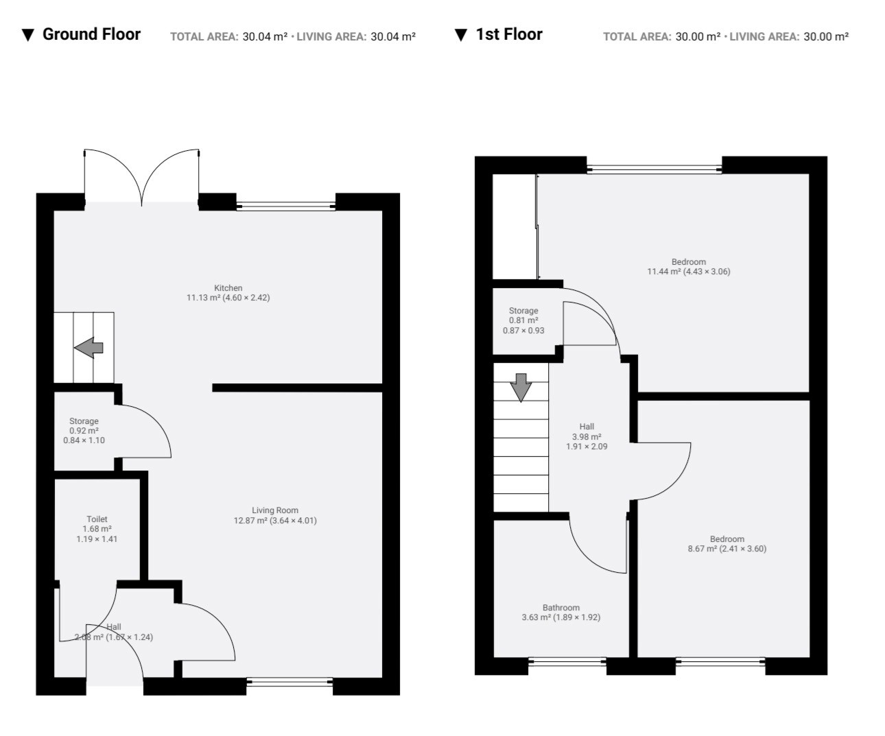 Floor plan, 2 bedroom semi detached house for sale, Auburndale Avenue, Coventry, CV4