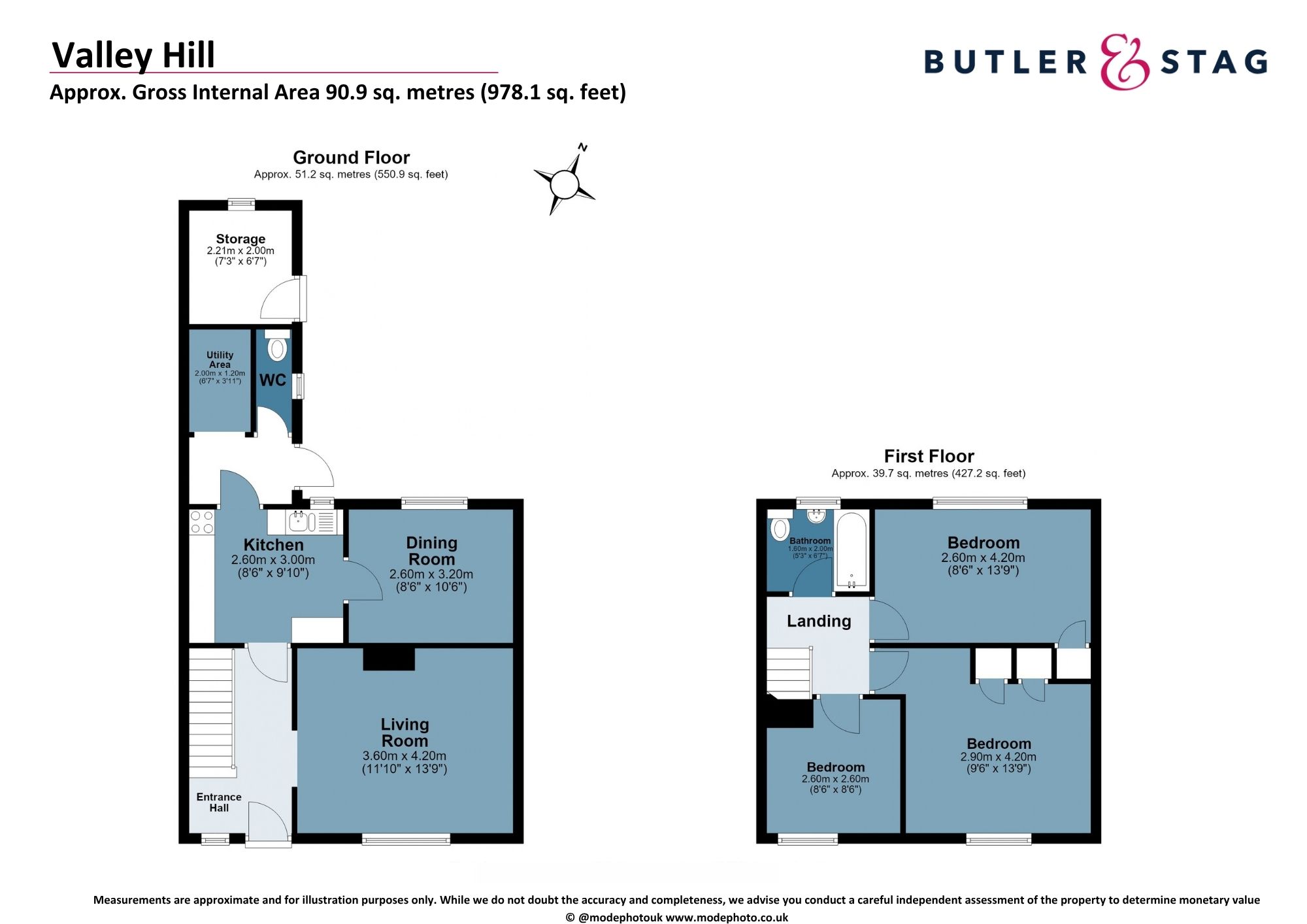 Floor plan, 3 bedroom terraced house for sale, Valley Hill, Loughton, IG10