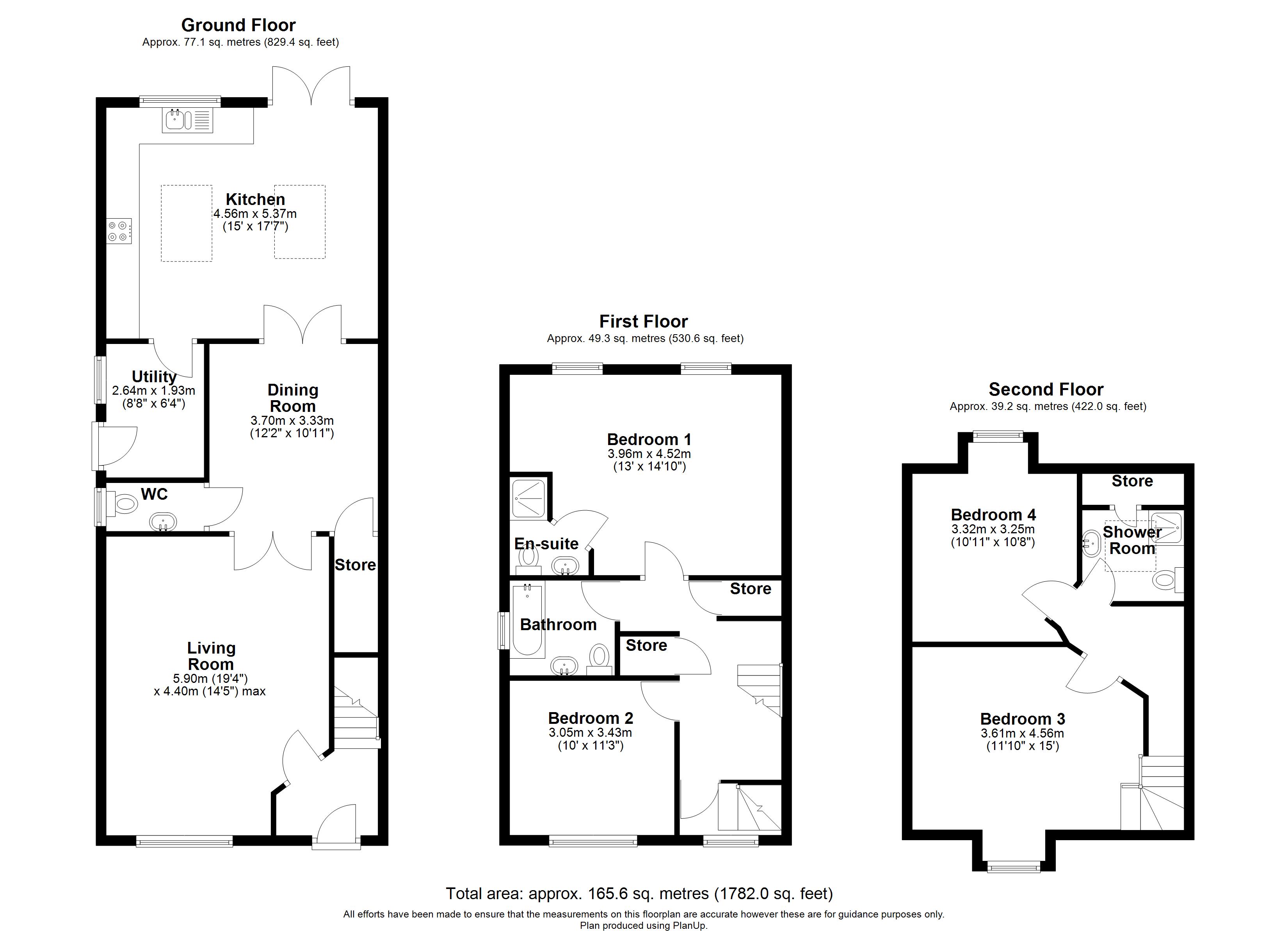 Floorplan, 4 bedroom semi detached house for sale, Coventry Road, Bedworth, CV12