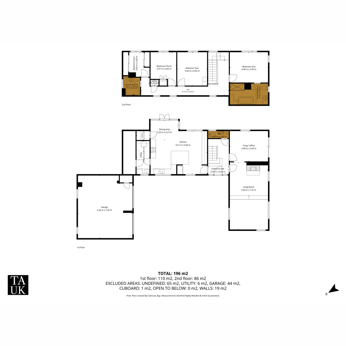 Floorplan, 4 bedroom for sale, Number Seven Tanners Lane, Corby Glen, Grantham, NG33