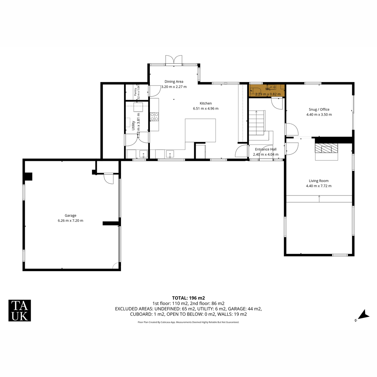 Floorplan, 4 bedroom for sale, Number Seven Tanners Lane, Corby Glen, Grantham, NG33