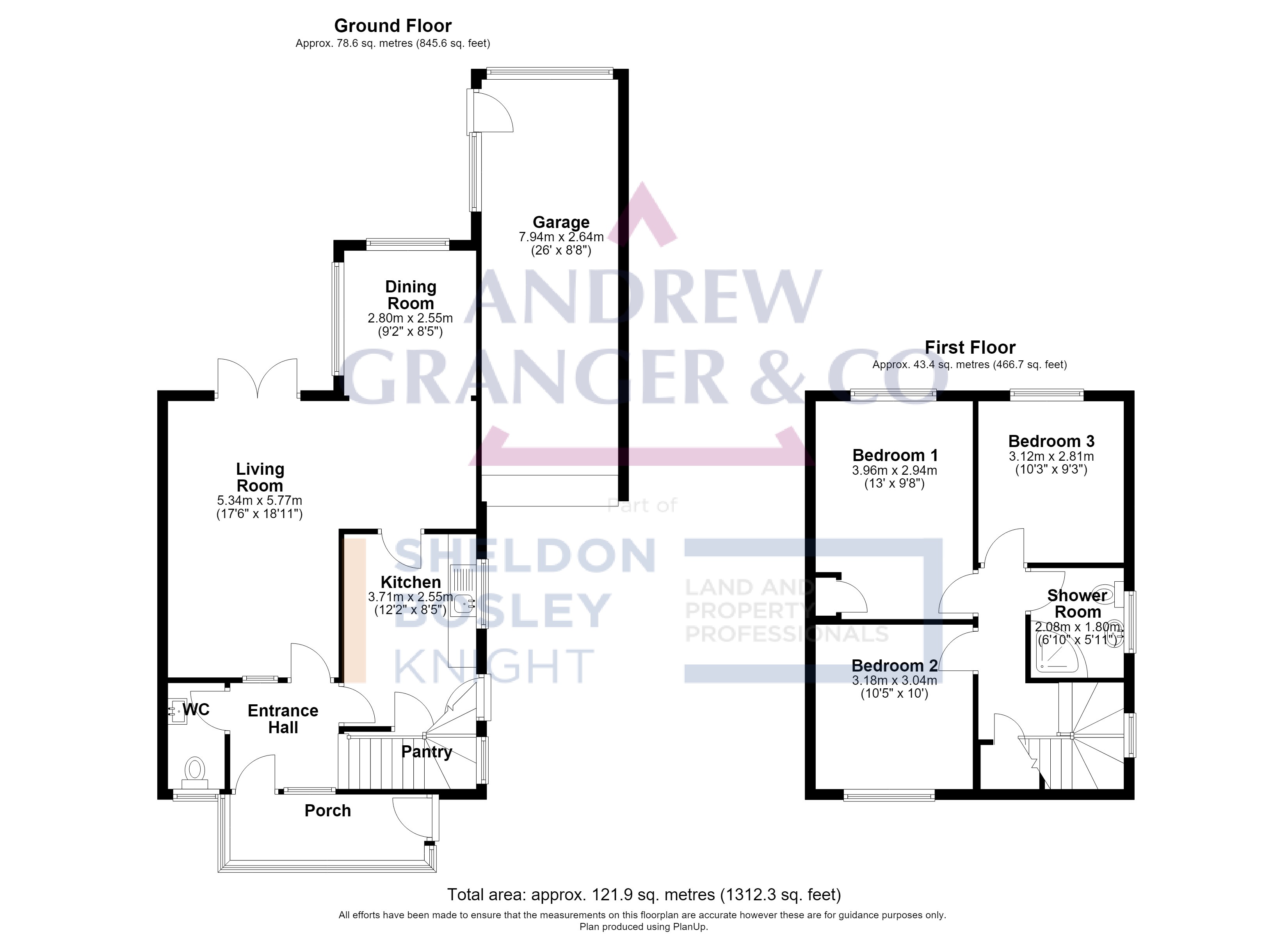 Floorplan, 3 bedroom semi detached house for sale, Ash Tree Road, Leicester, LE2