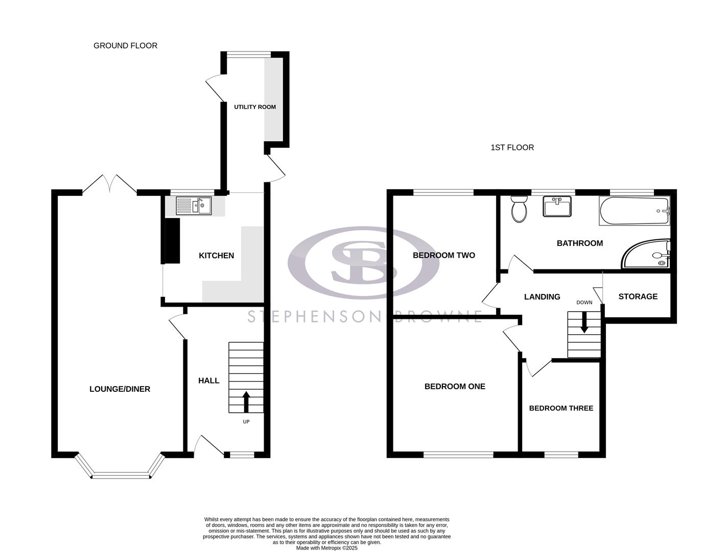 Floor plan, 3 bedroom house for sale, The Plex, Stoke-On-Trent, ST7