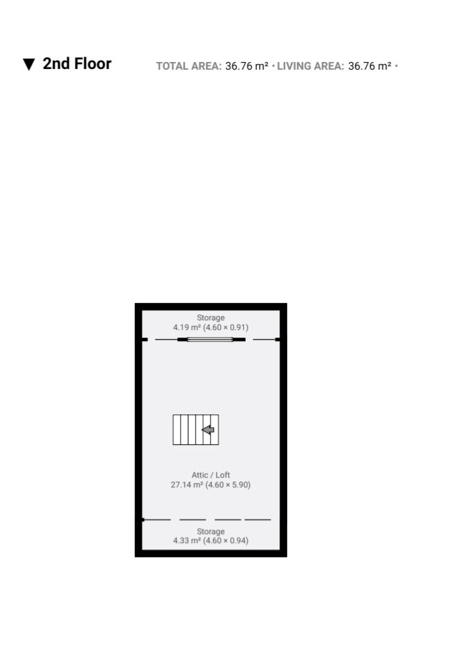 Floor plan, 4 bedroom mid-terraced house for sale, Edward Street, Nuneaton, CV11