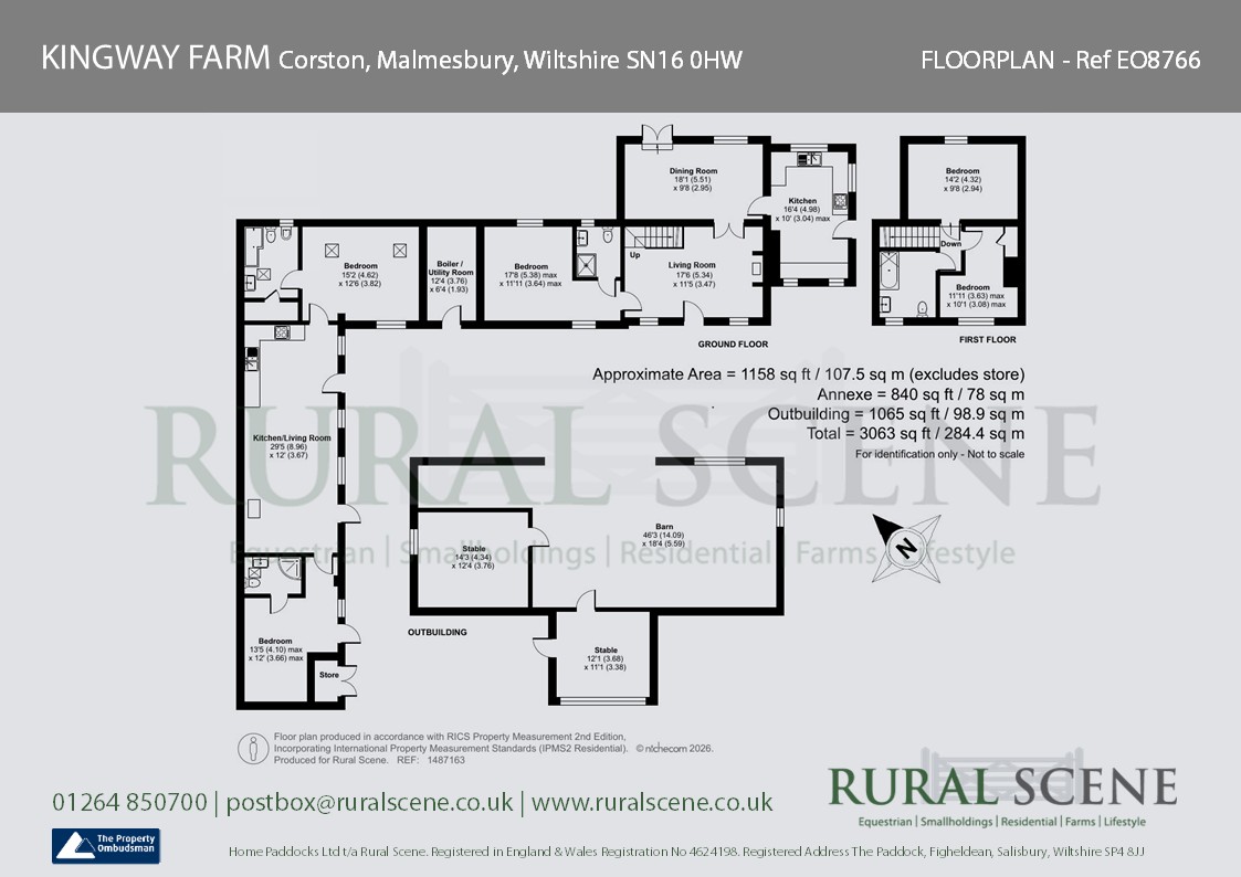 Floorplan, 5 bedroom detached house for sale, Kingway Farm, Malmesbury, SN16