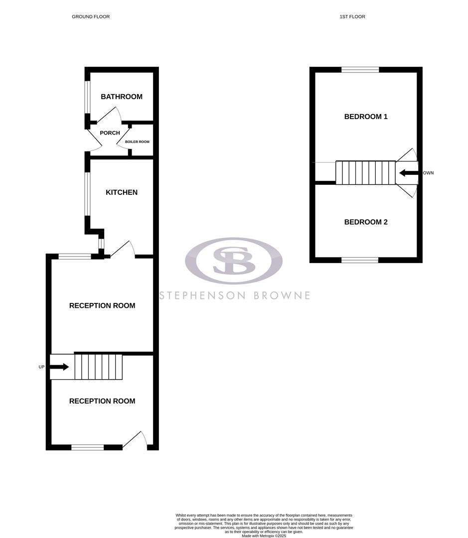 Floor plan, 2 bedroom house for sale, Chester Road, Stoke-On-Trent, ST7