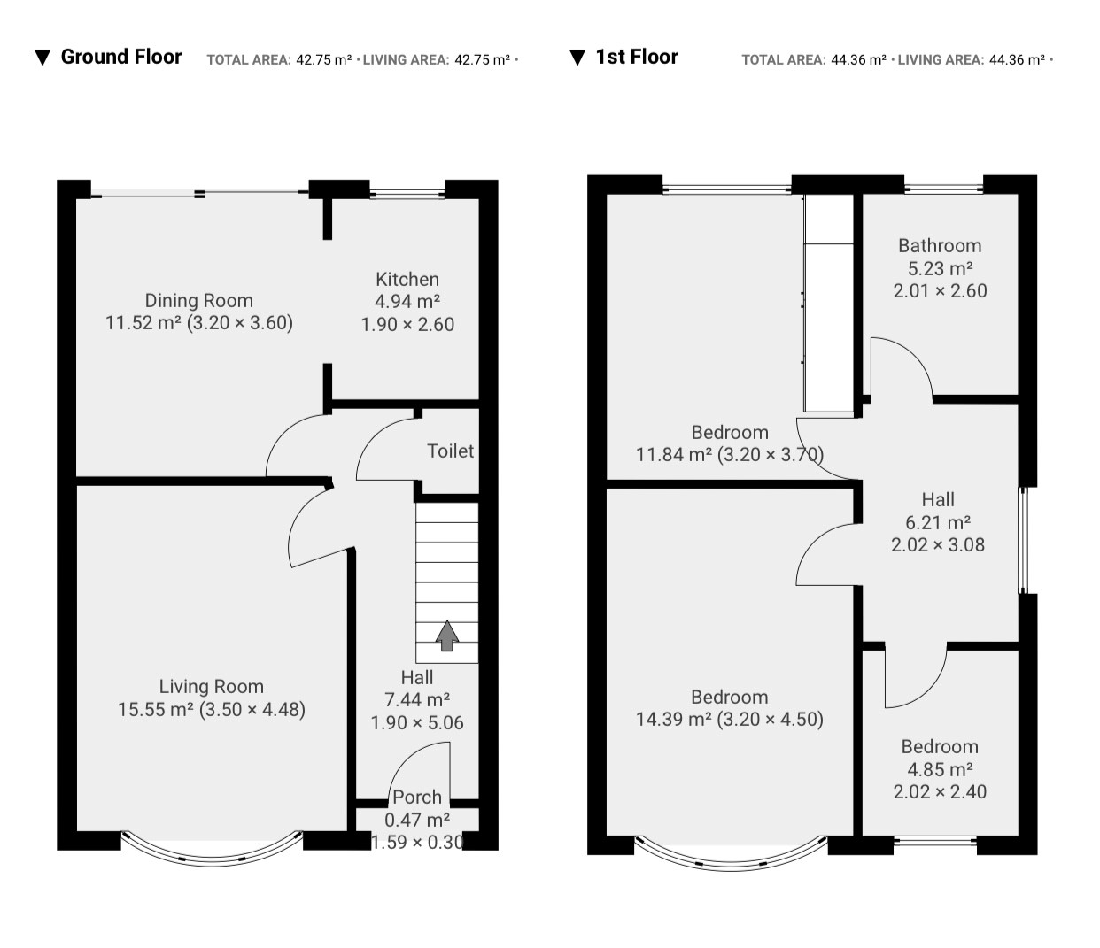 Floor plan, 3 bedroom semi detached house for sale, Hathaway Road, Coventry, CV4