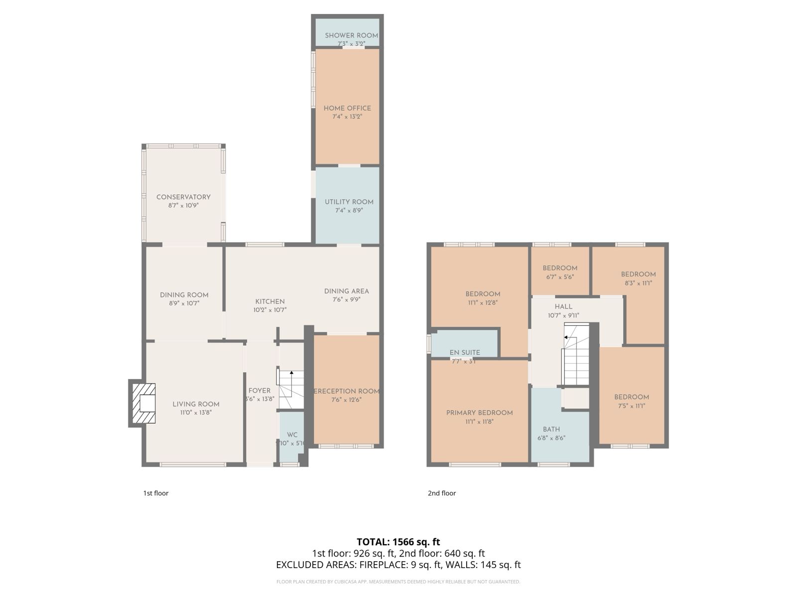 Floor plan, 5 bedroom detached house for sale, Oakfields, Cardiff, CF3