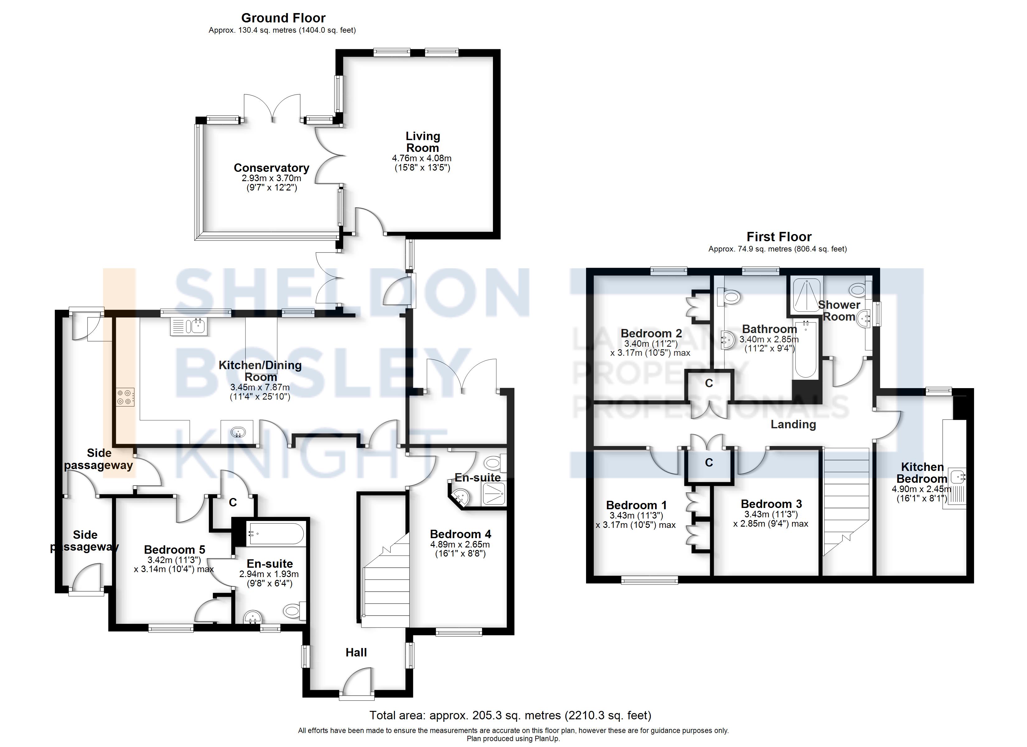 Floorplan, 5 bedroom semi detached house for sale, Newcroft Todenham Road, Moreton-In-Marsh, GL56