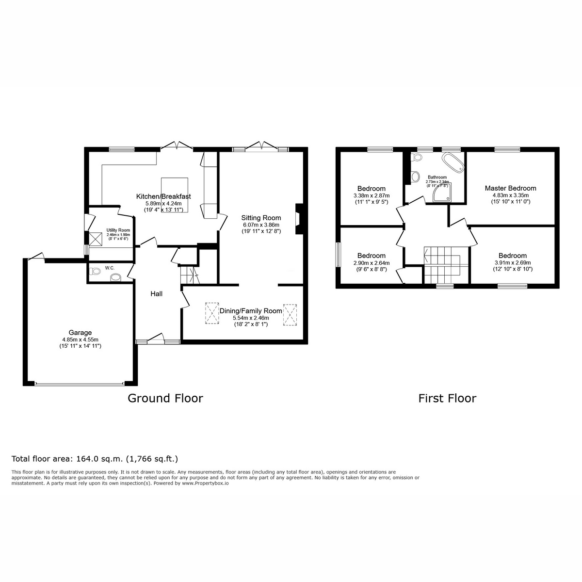 Floor plan, 4 bedroom for sale, Shepherd's Rise, Andover, SP11