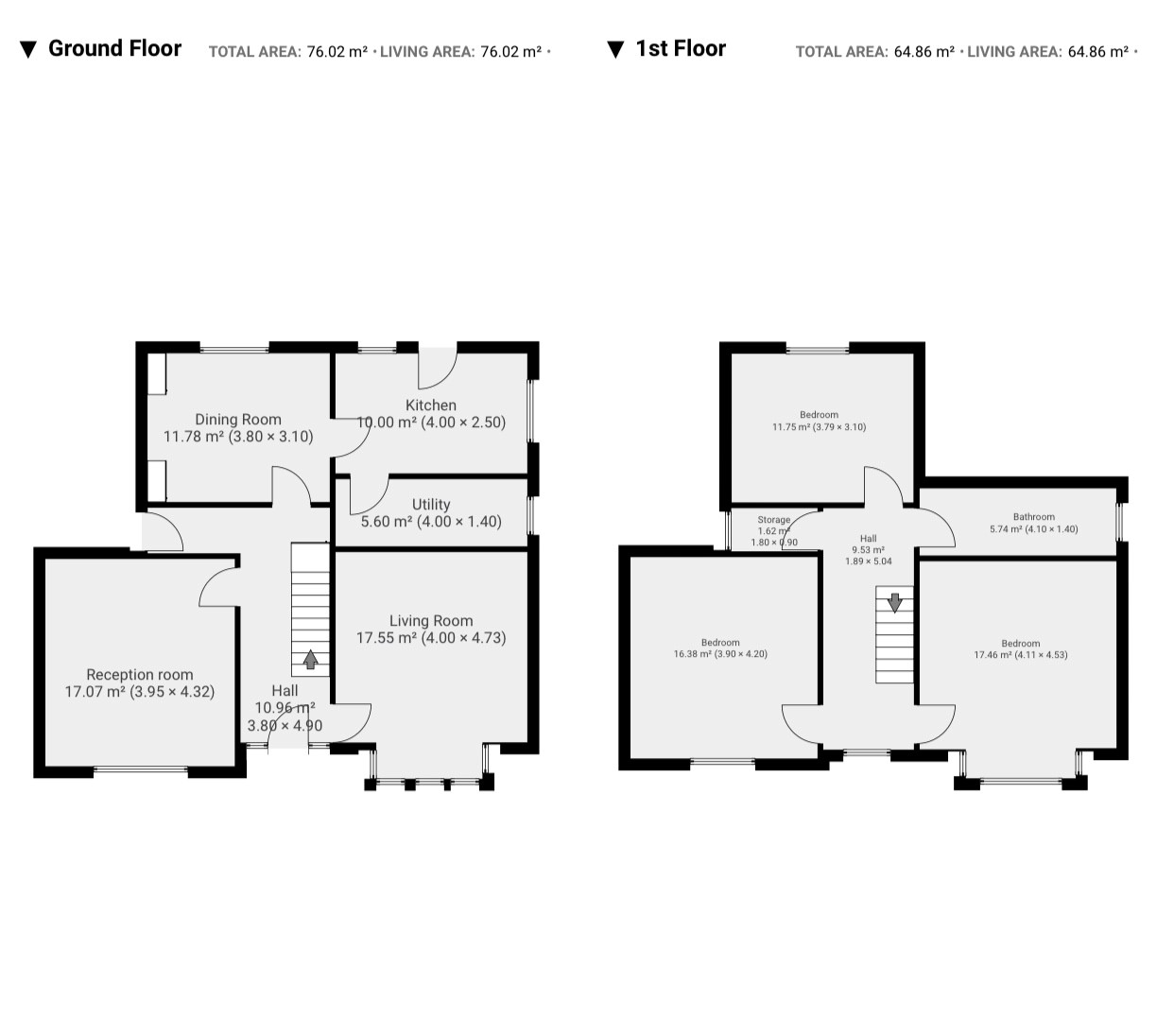 Floor plan, 3 bedroom detached house for sale, South Avenue, Coventry, CV2