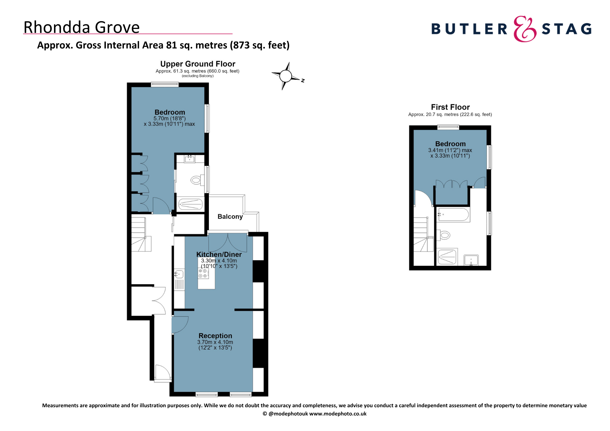 Floor plan, 2 bedroom apartment for sale, Rhondda Grove, London, E3