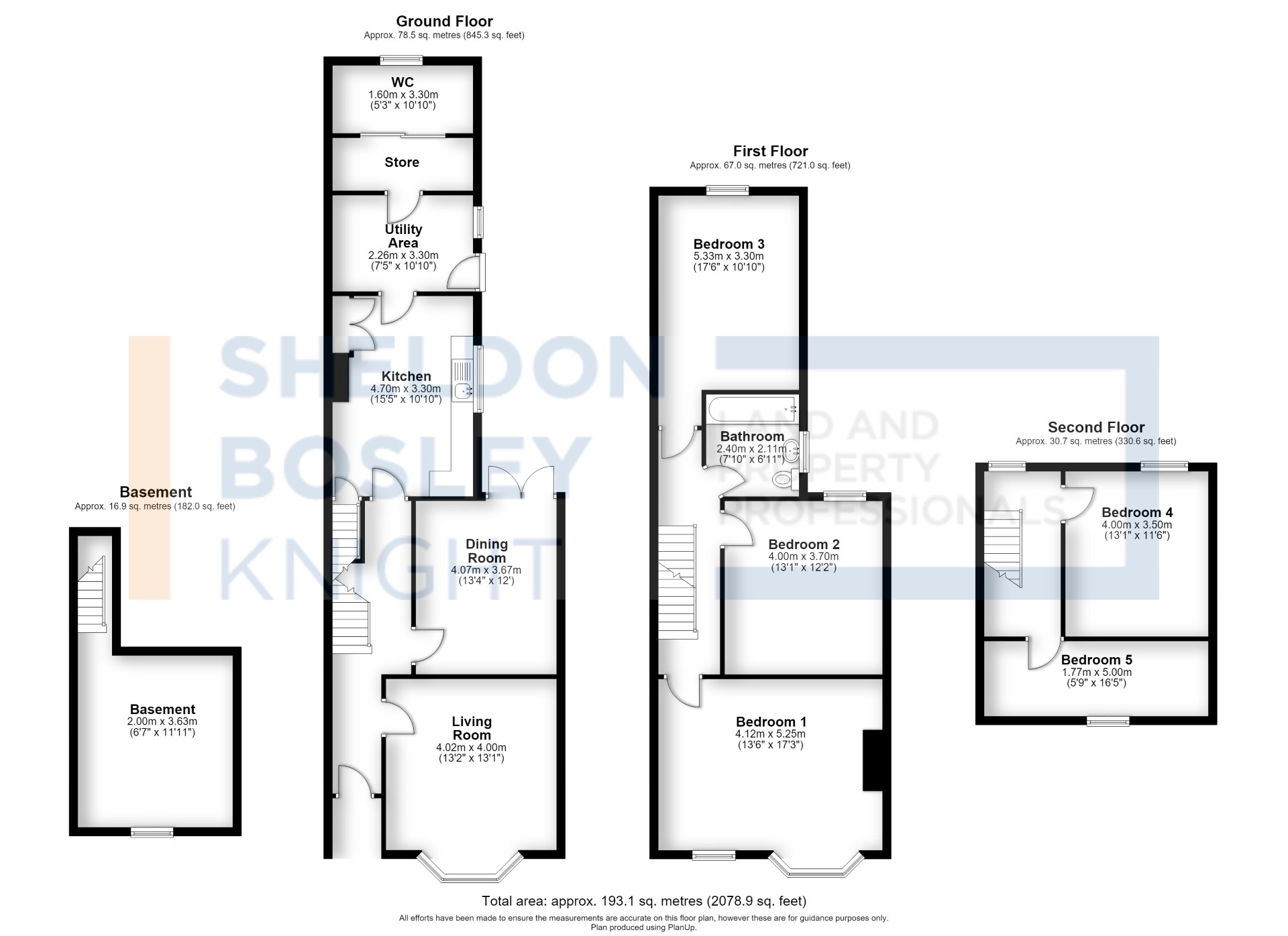 Floorplan, 5 bedroom end of terrace house for sale, Meriden Street, Coventry, CV1