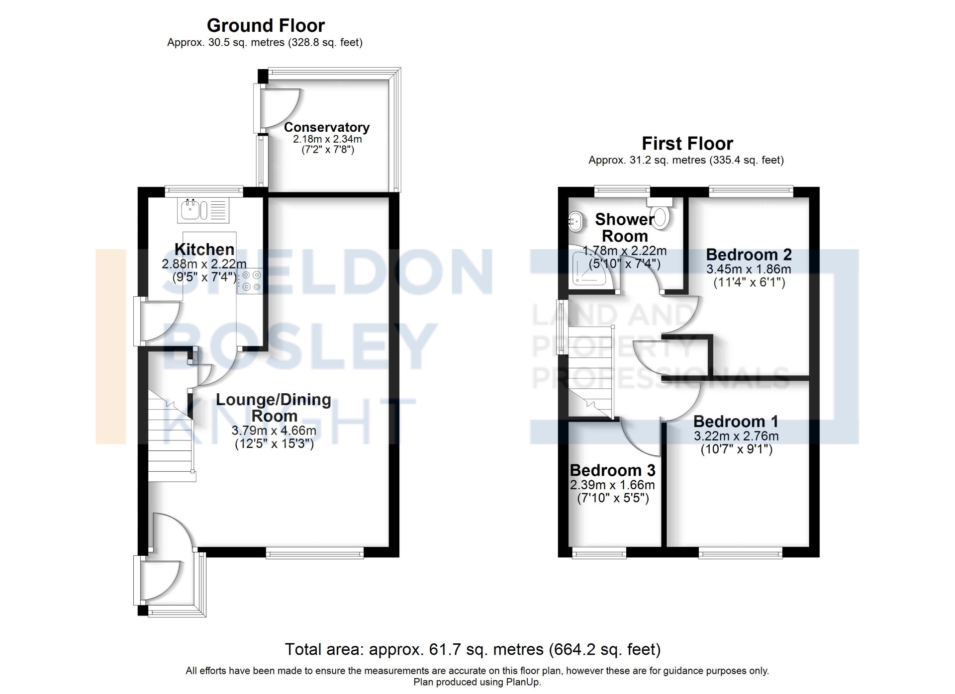 Floorplan, 3 bedroom semi detached house for sale, Thorney Road, Coventry, CV2