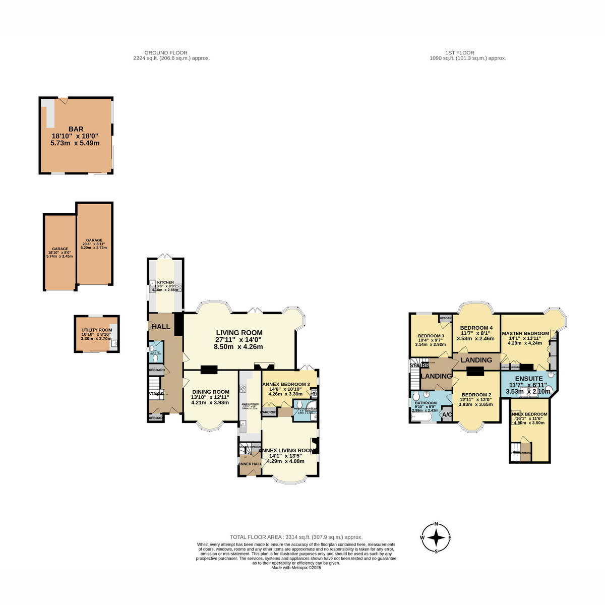 Floorplan, 6 bedroom for sale, Key Street, Sittingbourne, ME10