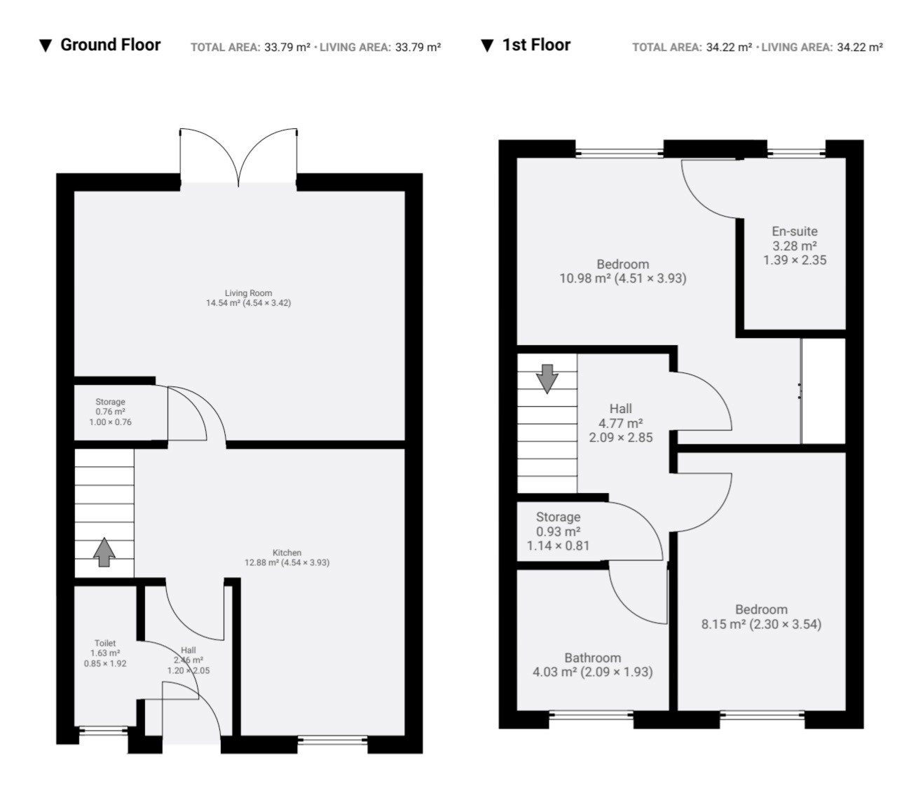 Floor plan, 2 bedroom semi detached house for sale, Green Leek Lane, Kenilworth, CV8
