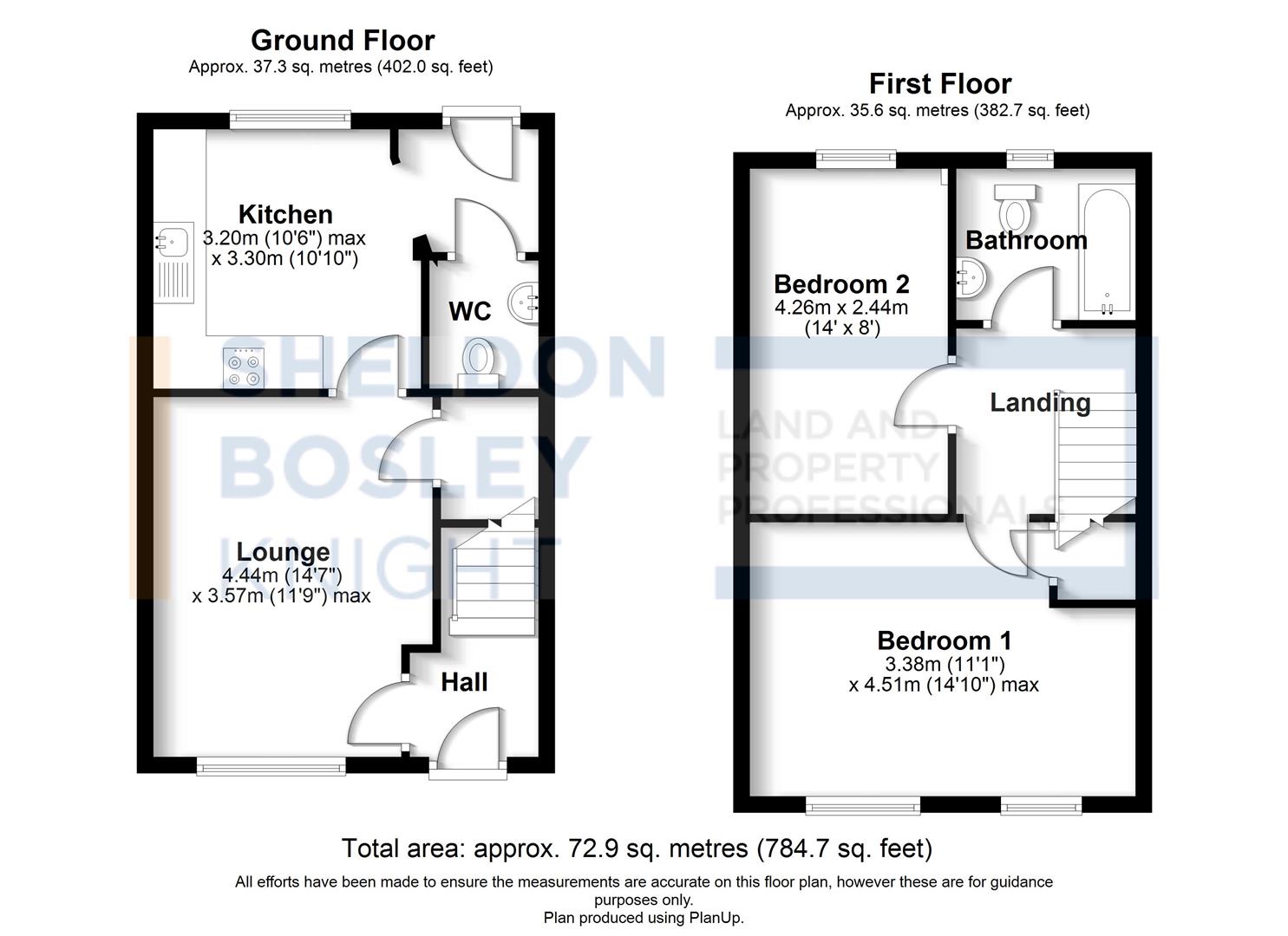 Floorplan, 2 bedroom terraced house for sale, The Sidings, Shipston-On-Stour, CV36