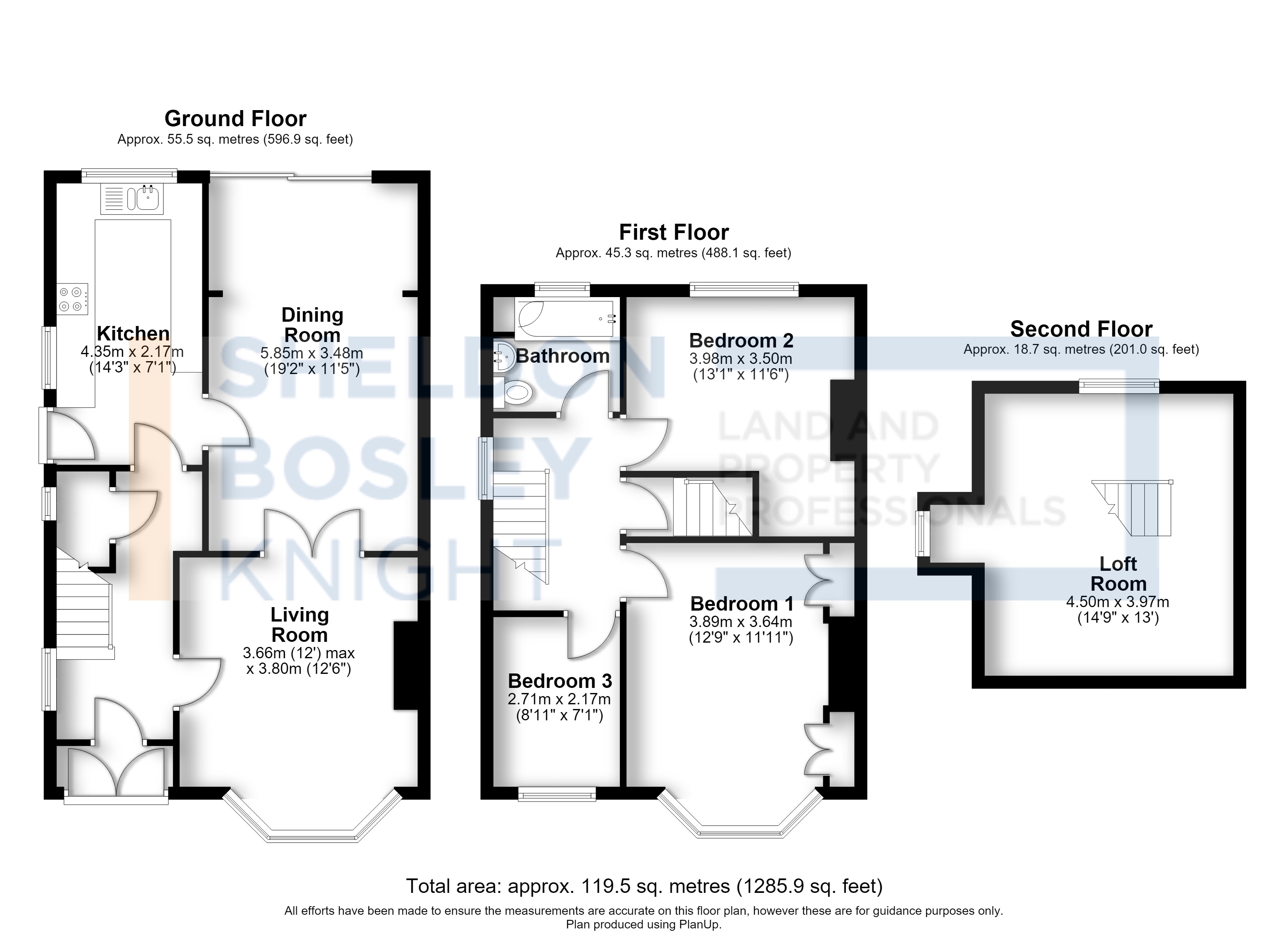 Floorplan, 3 bedroom semi detached house for sale, Coventry Road, Coventry, CV7