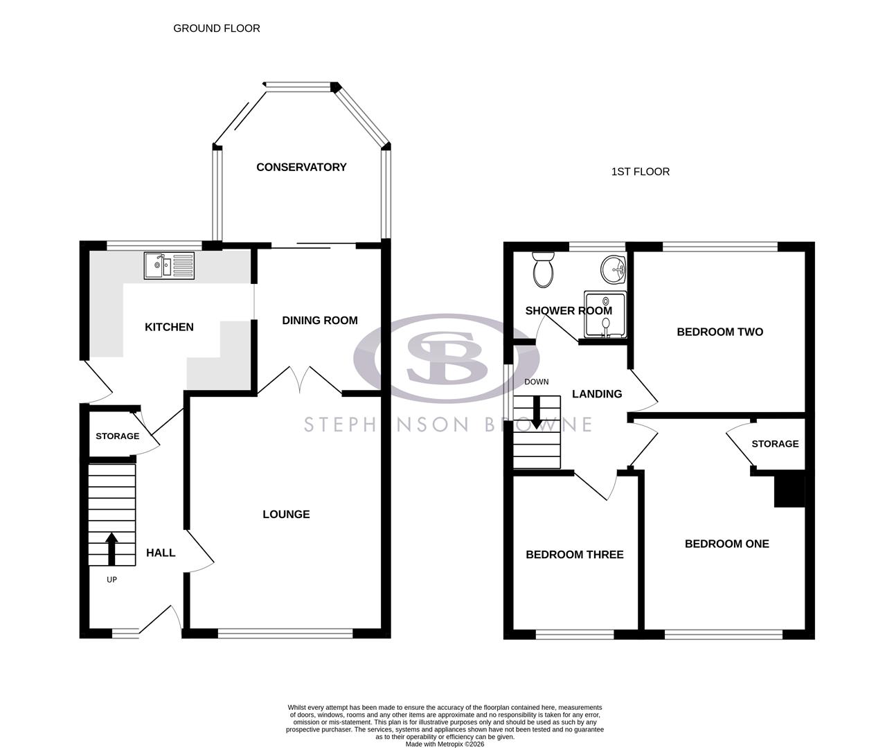 Floor plan, 3 bedroom house for sale, Lawton Road, Stoke-On-Trent, ST7