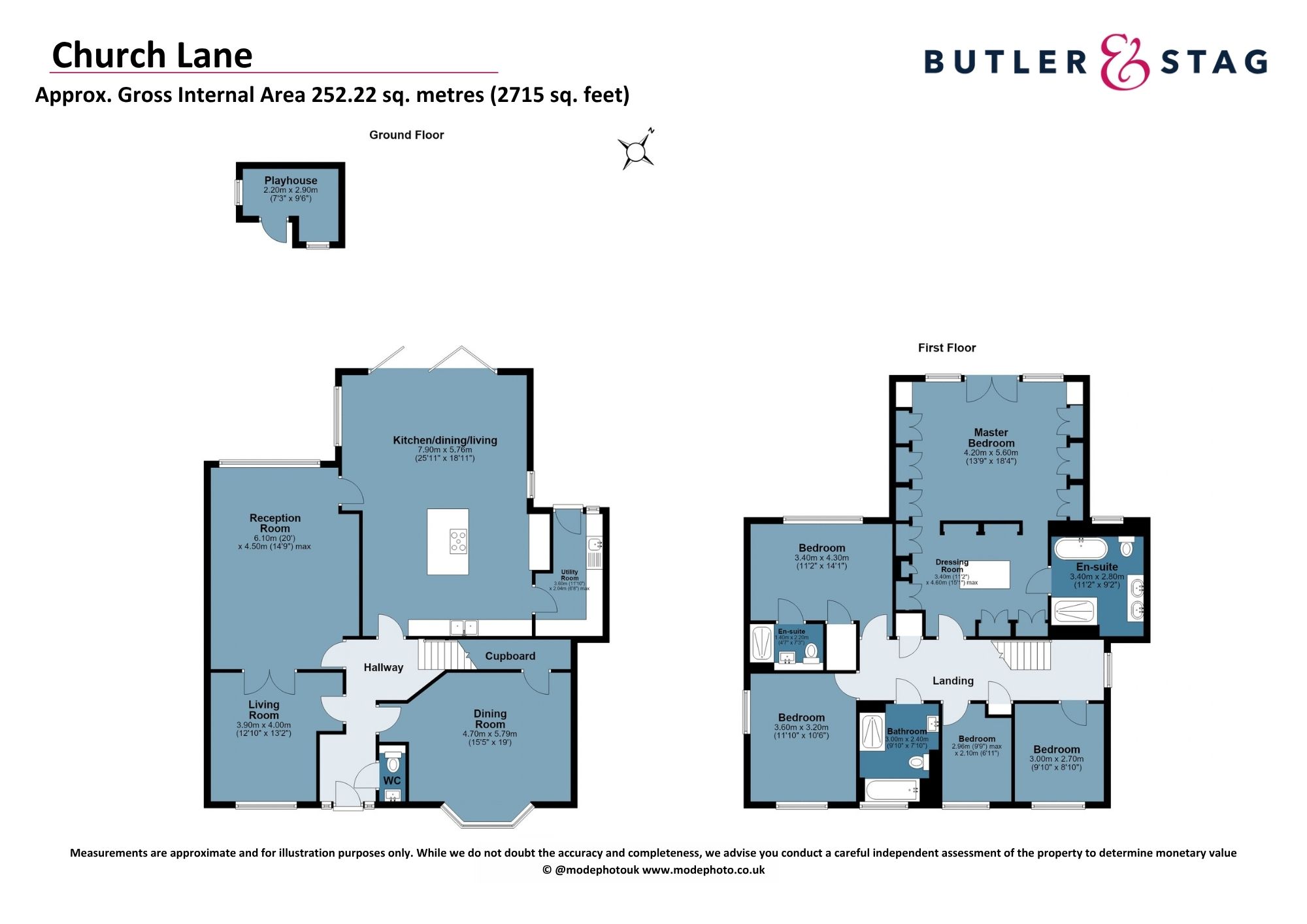 Floor plan, 5 bedroom detached house for sale, Church Lane, Loughton, IG10