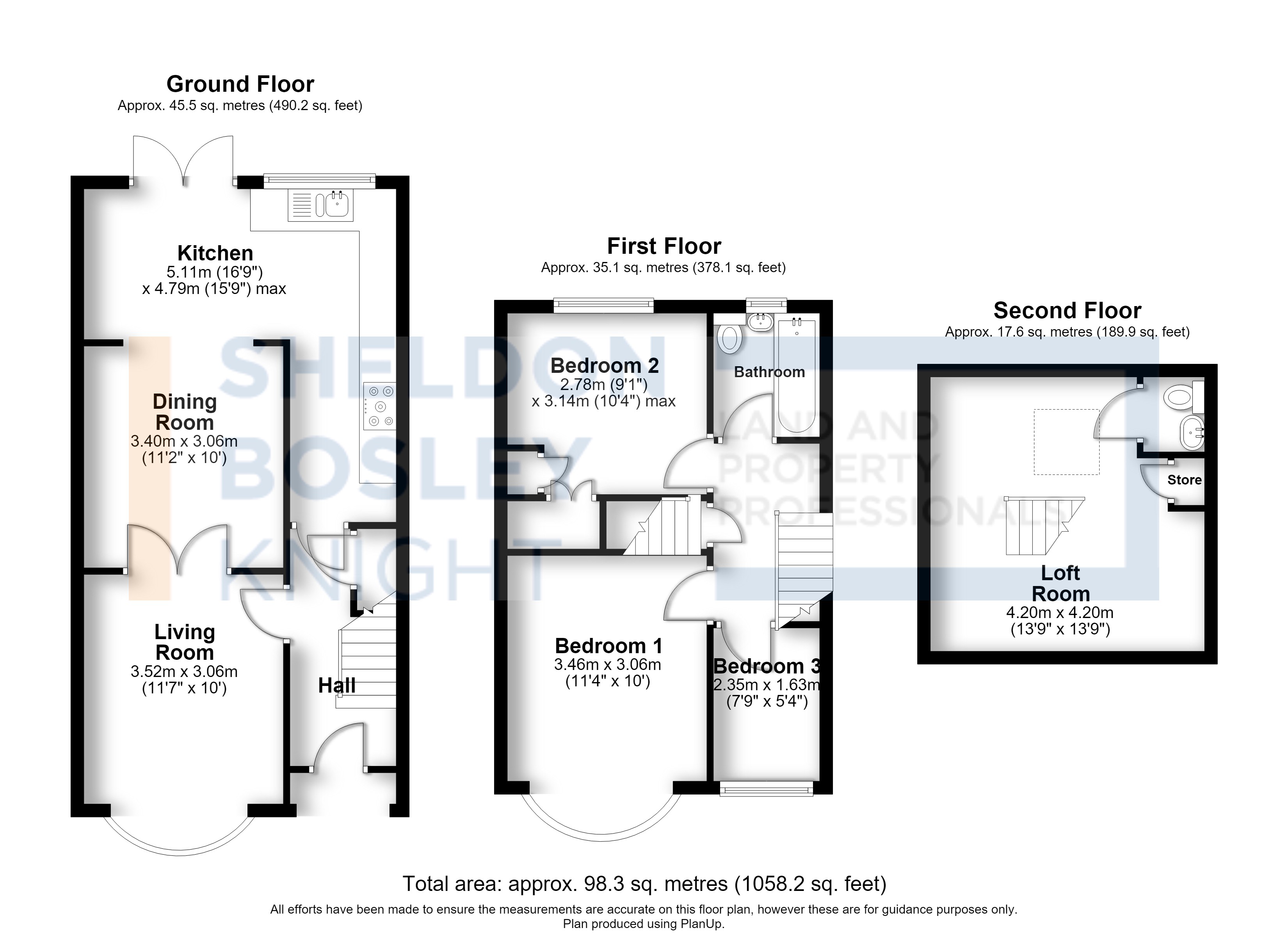 Floorplan, 3 bedroom terraced house for sale, Abbey Road, Coventry, CV3