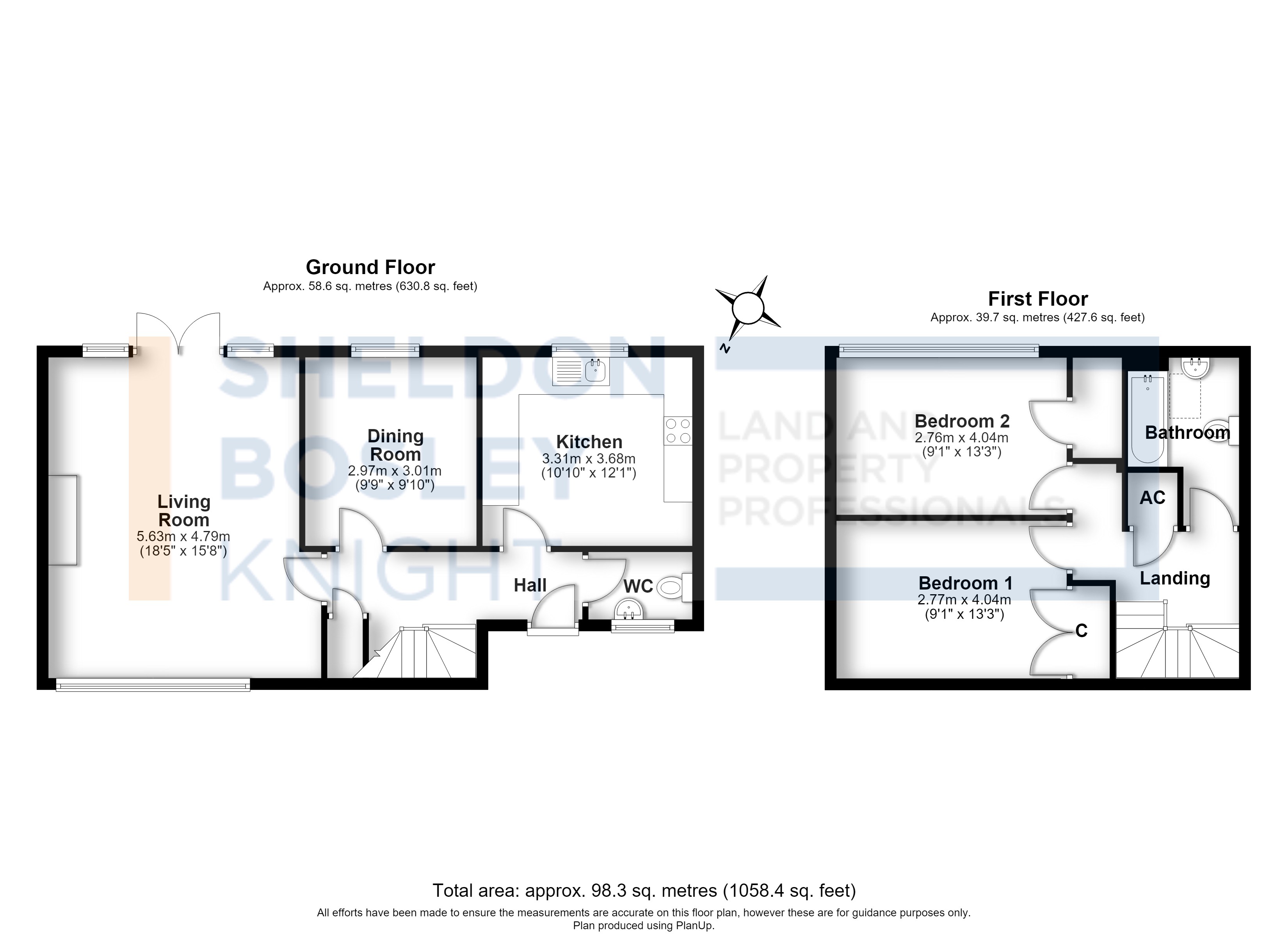 Floorplan, 2 bedroom terraced house for sale, Charingworth Chase Farm, Chipping Campden, GL55