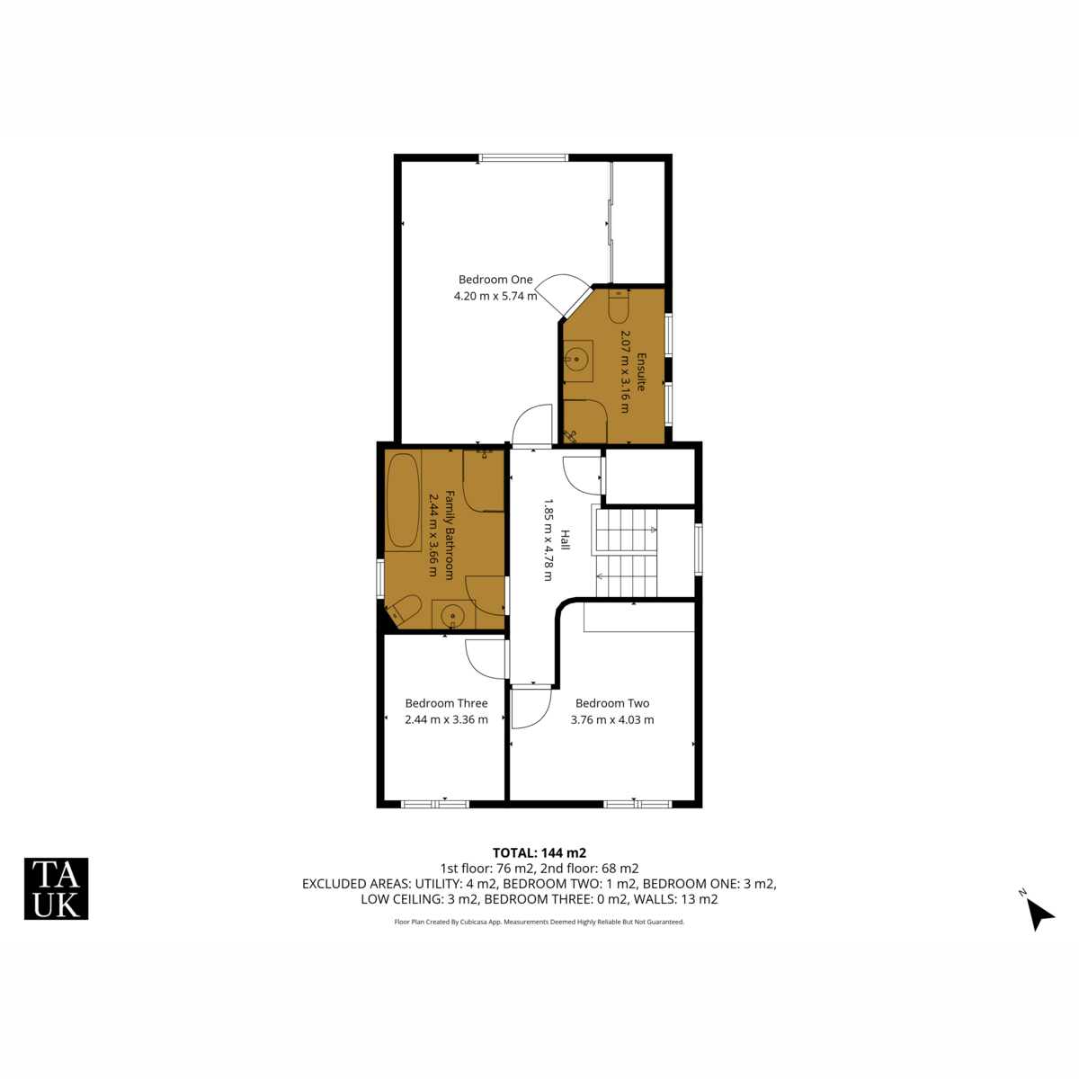 Floorplan, 3 bedroom for sale, Eastgate, Deeping St. James, PE6