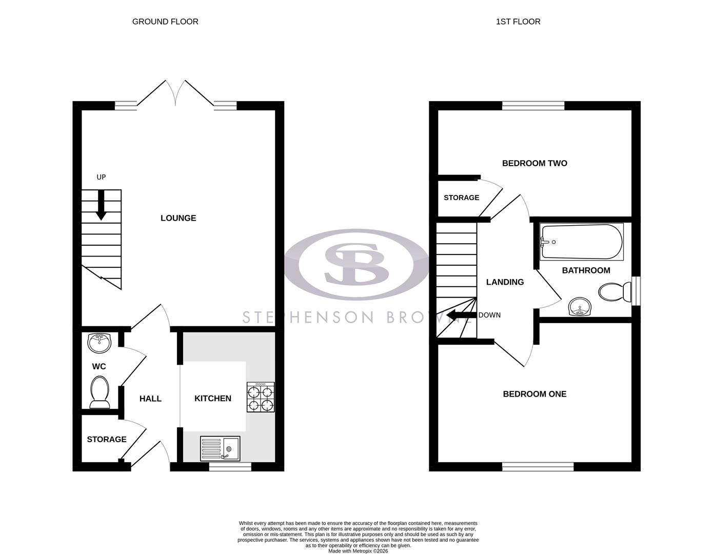 Floor plan, 2 bedroom other for sale, Emberton Road, Stoke-On-Trent, ST7