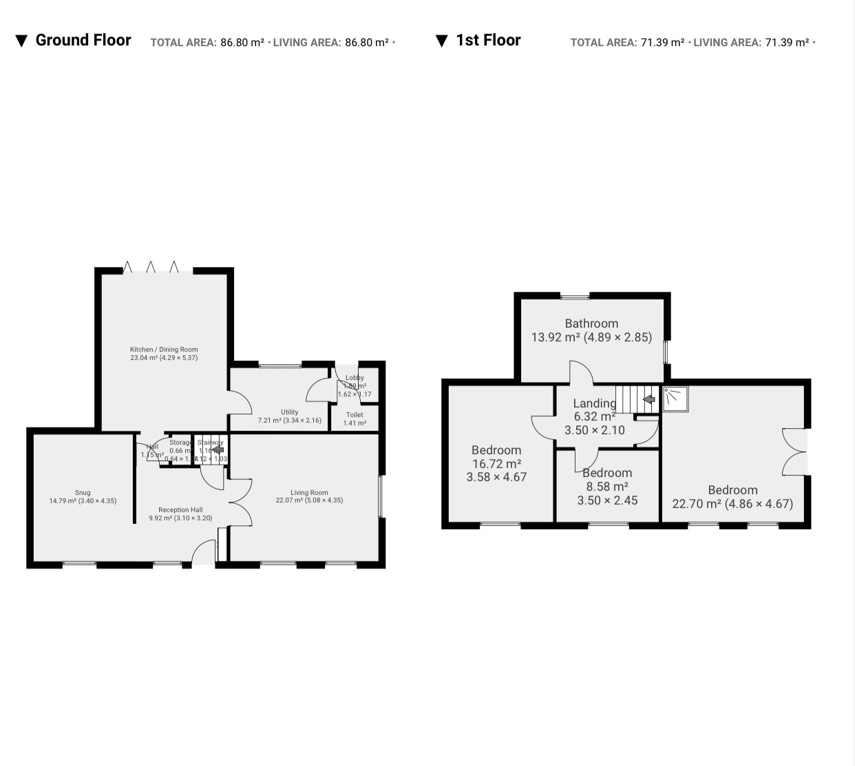 Floor plan, 3 bedroom semi detached house for sale, Hawkes Mill Lane, Coventry, CV5