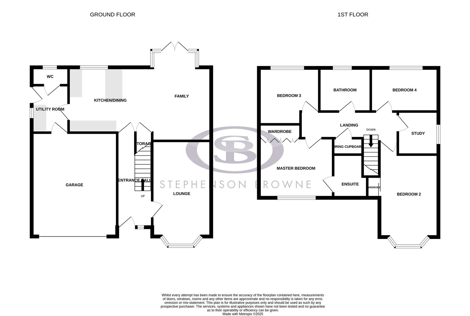 Floor plan, 4 bedroom house for sale, Dalebrook Road, Congleton, CW12
