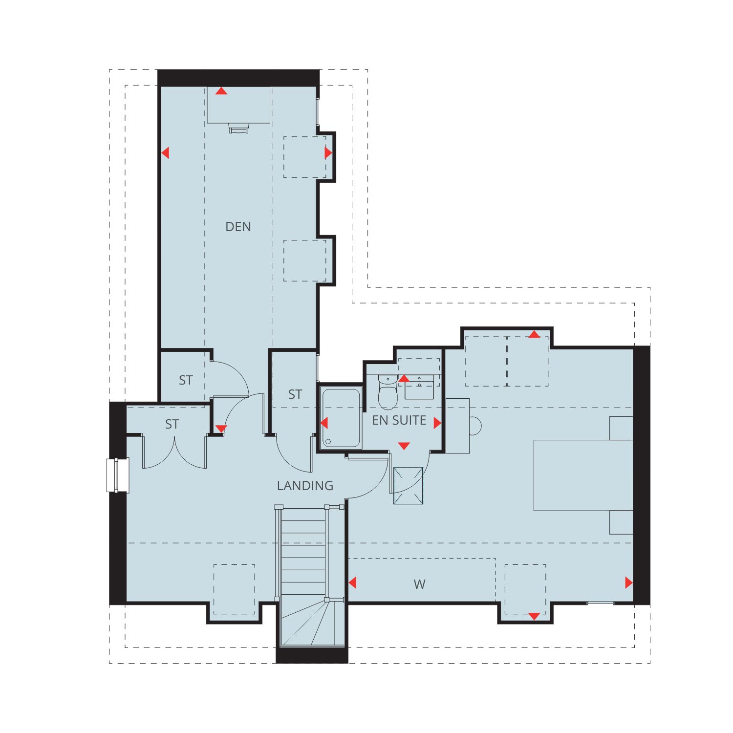 Floorplan, 5 bedroom detached house for sale, Plot 3, Wigston, LE18