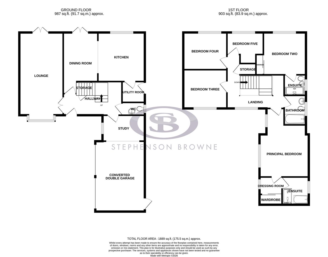 Floor plan, 5 bedroom house for sale, Goss Place, Stoke-On-Trent, ST7