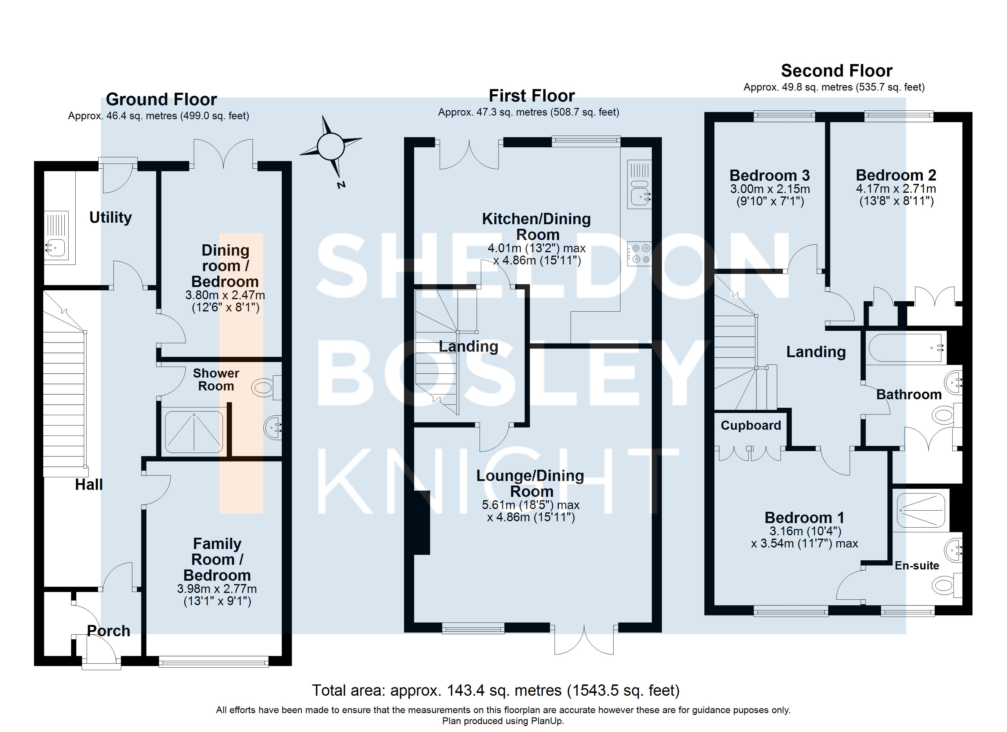Floorplan, 5 bedroom end of terrace house for sale, Beecham Road, Shipston-On-Stour, CV36