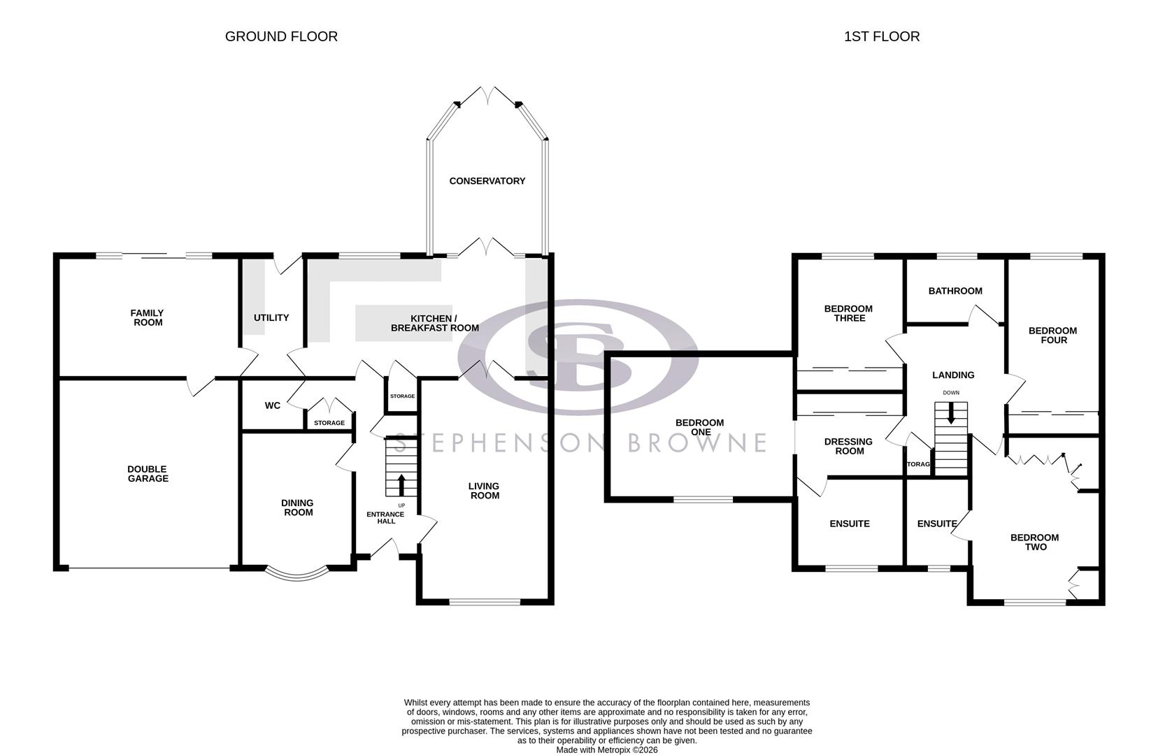 Floor plan, 4 bedroom house for sale, Crewe Road, Crewe, CW1