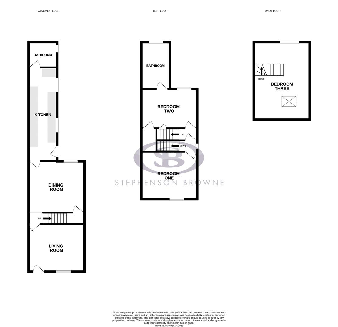 Floor plan, 3 bedroom house for sale, Heath Road, Sandbach, CW11