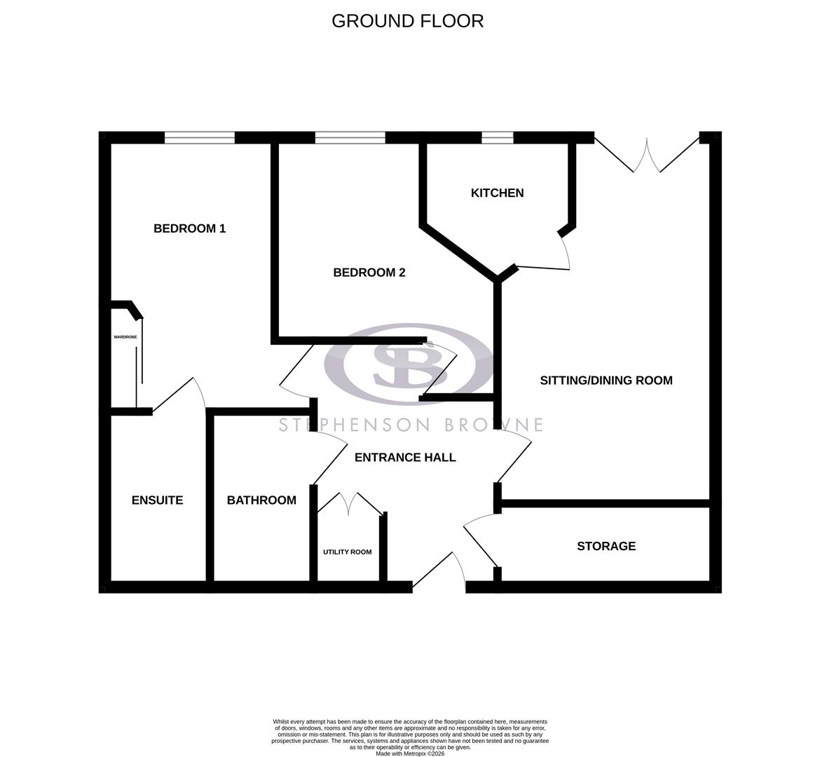 Floor plan, 2 bedroom other for sale, Adlington House High Street, Newcastle, ST5